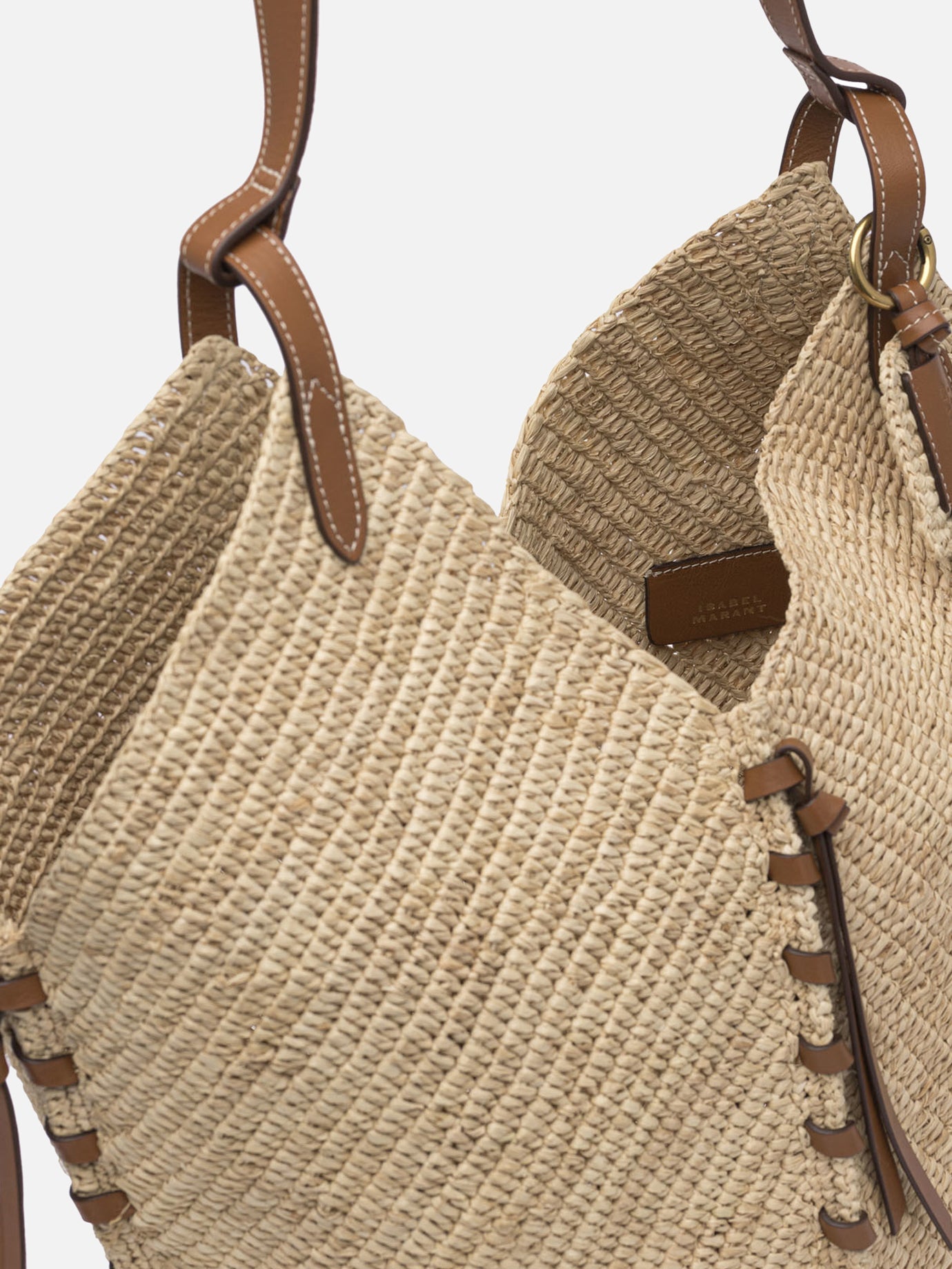 Isabel Marant Borsa a spalla &quot;Tampa&quot; 16645494_UNI Beige thumbnail_5
