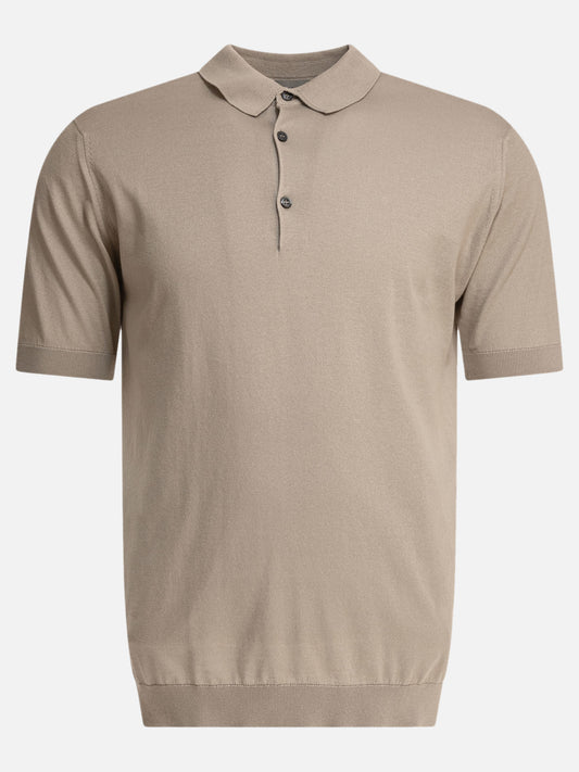 John Smedley Polo "Adrian" 12783962_M Beige 1