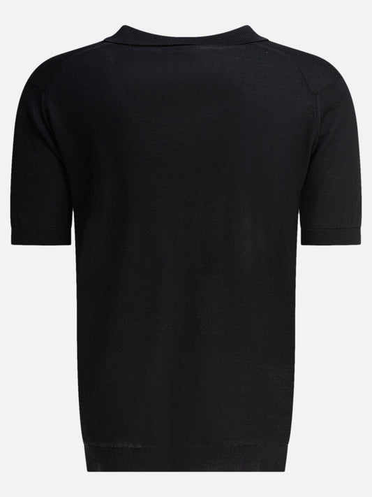 John Smedley Polo "Noah" 16108807_M Black 2