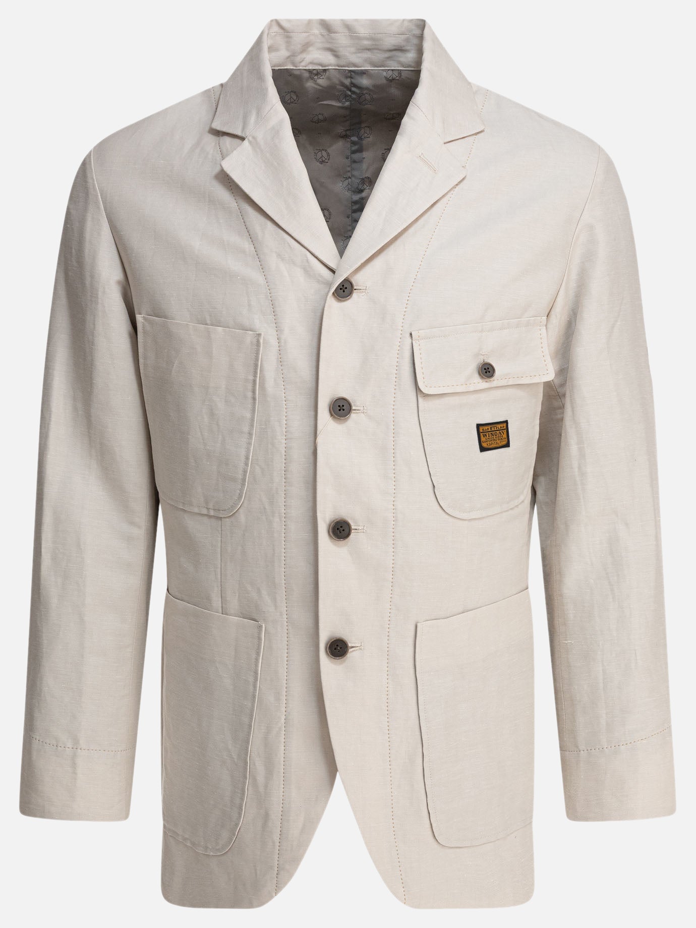 Blazer Print  Beige - KAPITAL Uomo | PDP | VIETTI Online Store | thumbnail