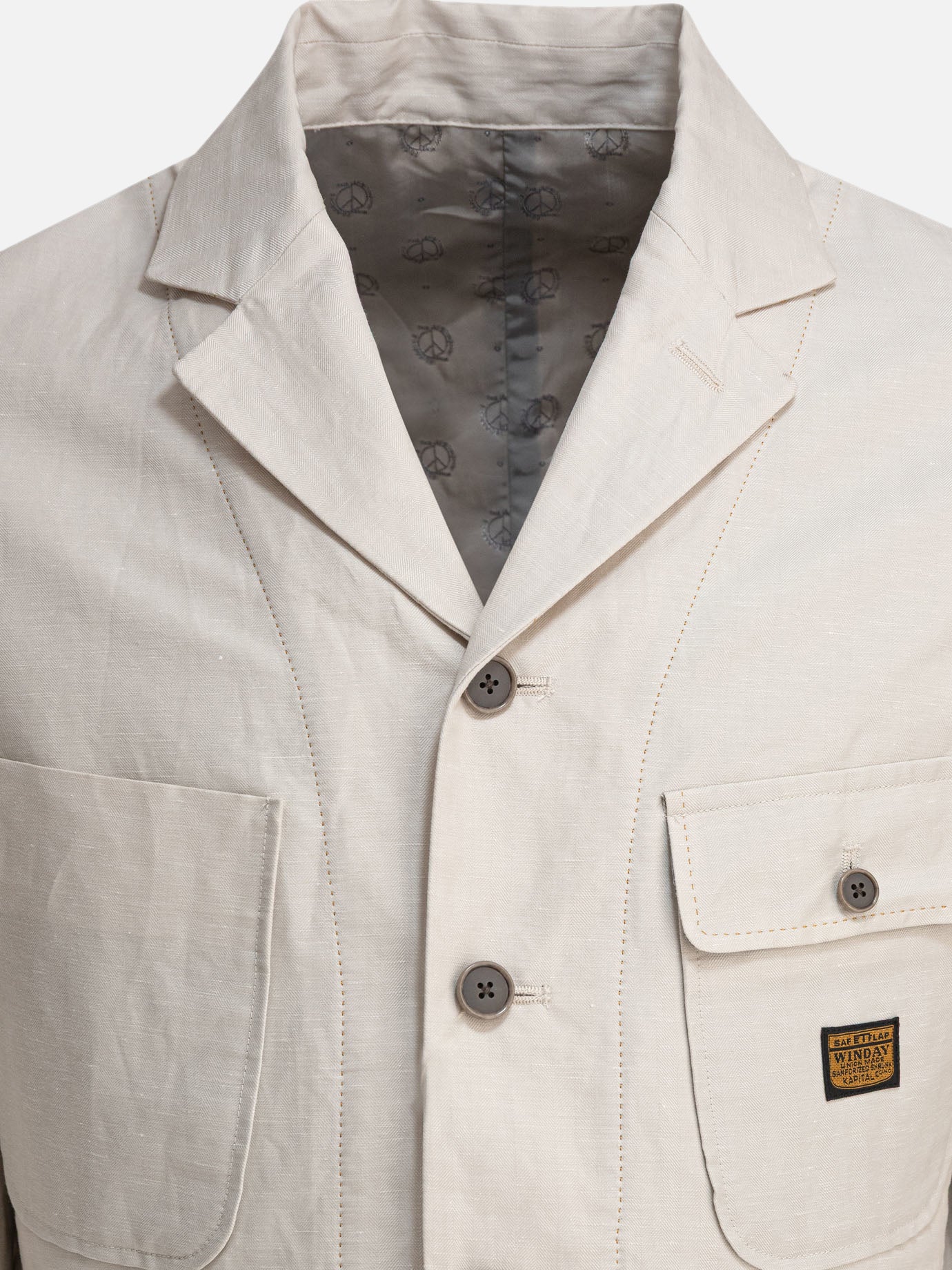 Blazer Print  Beige - KAPITAL Uomo | PDP | VIETTI Online Store | thumbnail_3