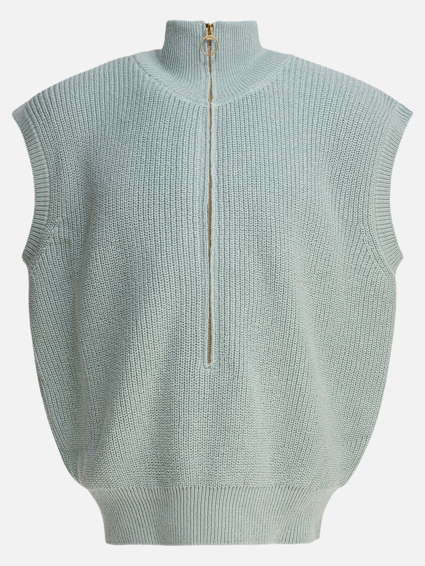 KAPITAL Half-zip vest 19325205_3 Green thumbnail_1