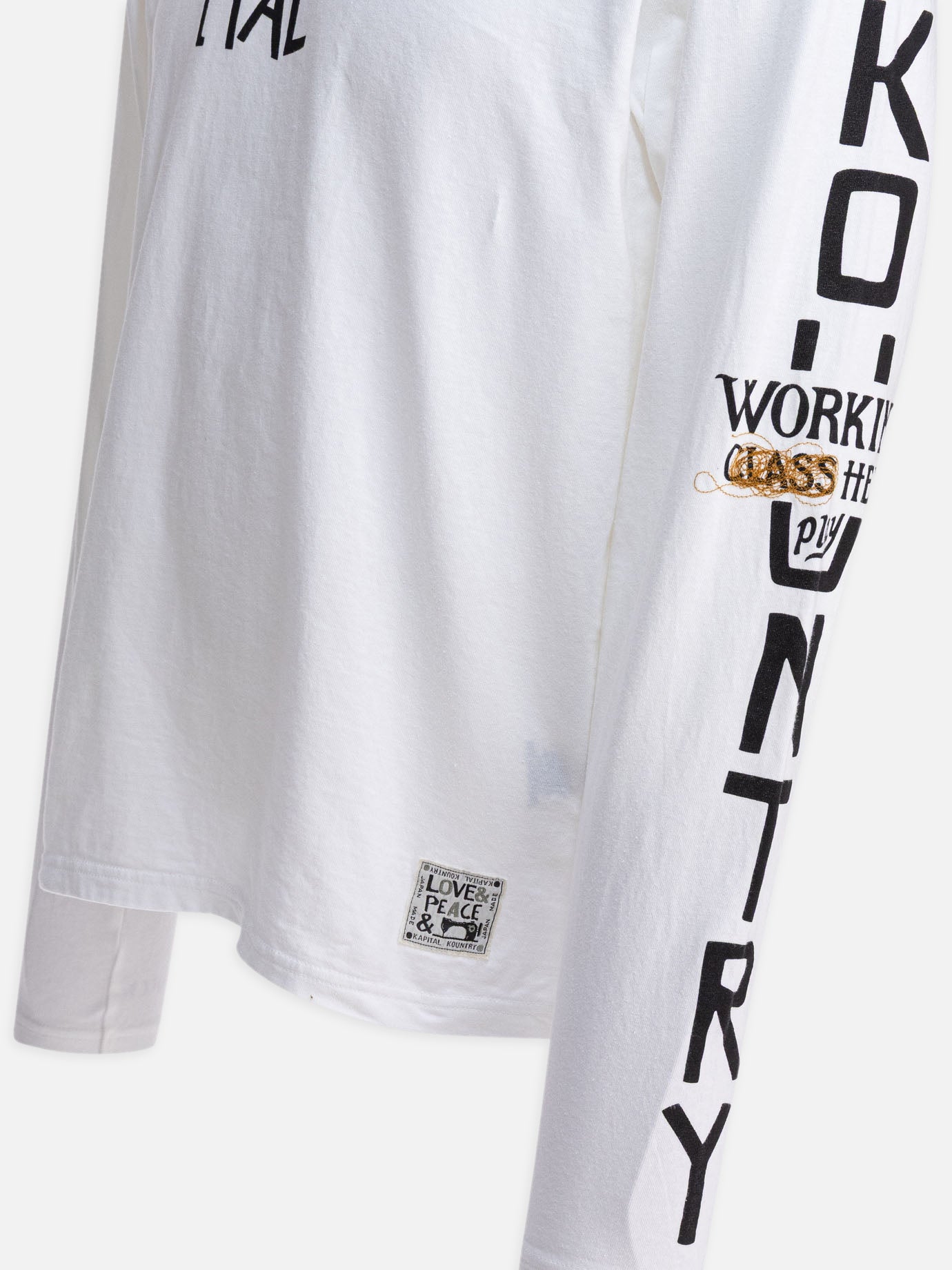 KAPITAL T-shirt &quot;PECKISH KAPpt&quot; 27592563_2 White thumbnail_4