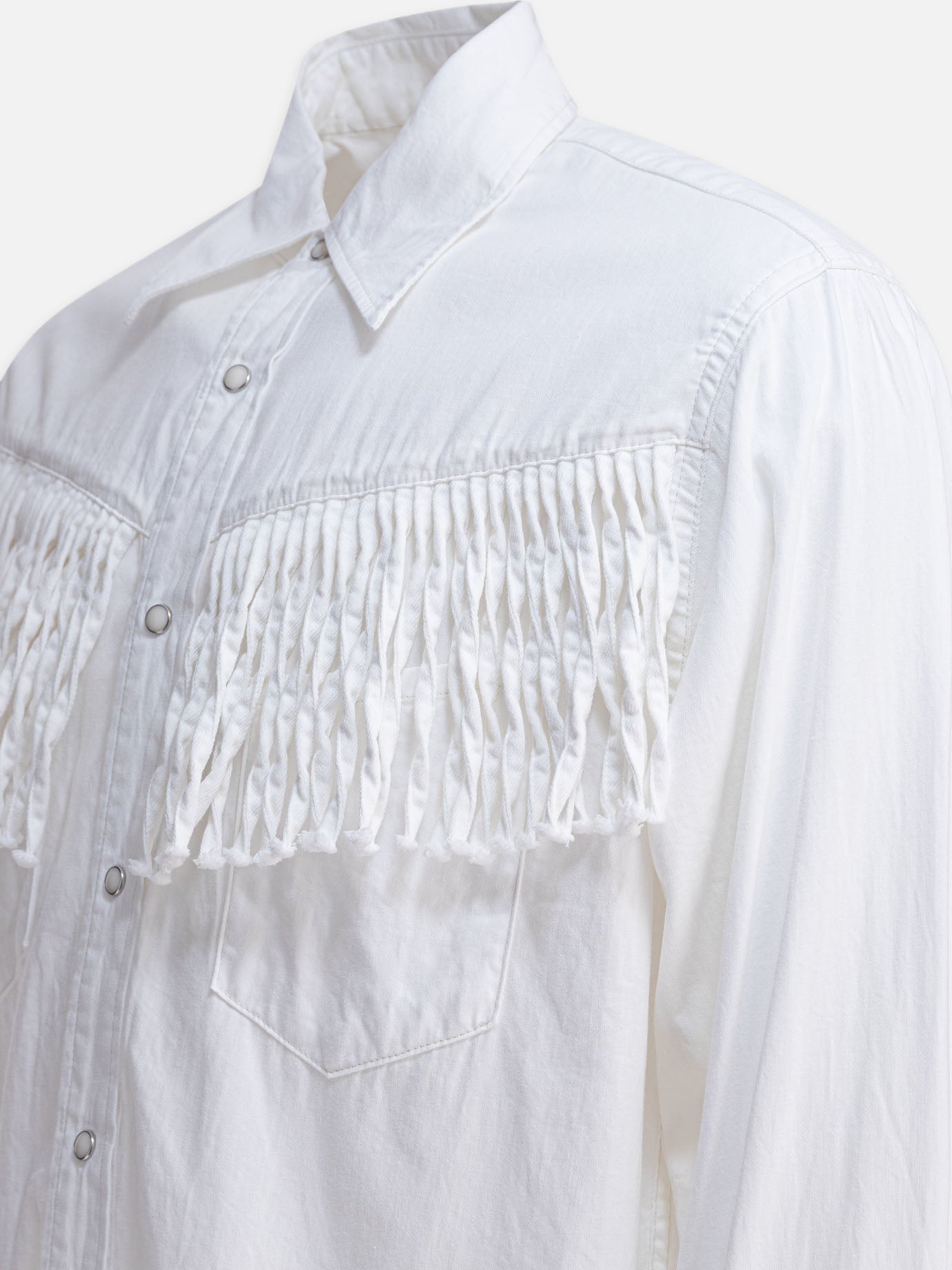 KAPITAL Western shirt "Husky" White
