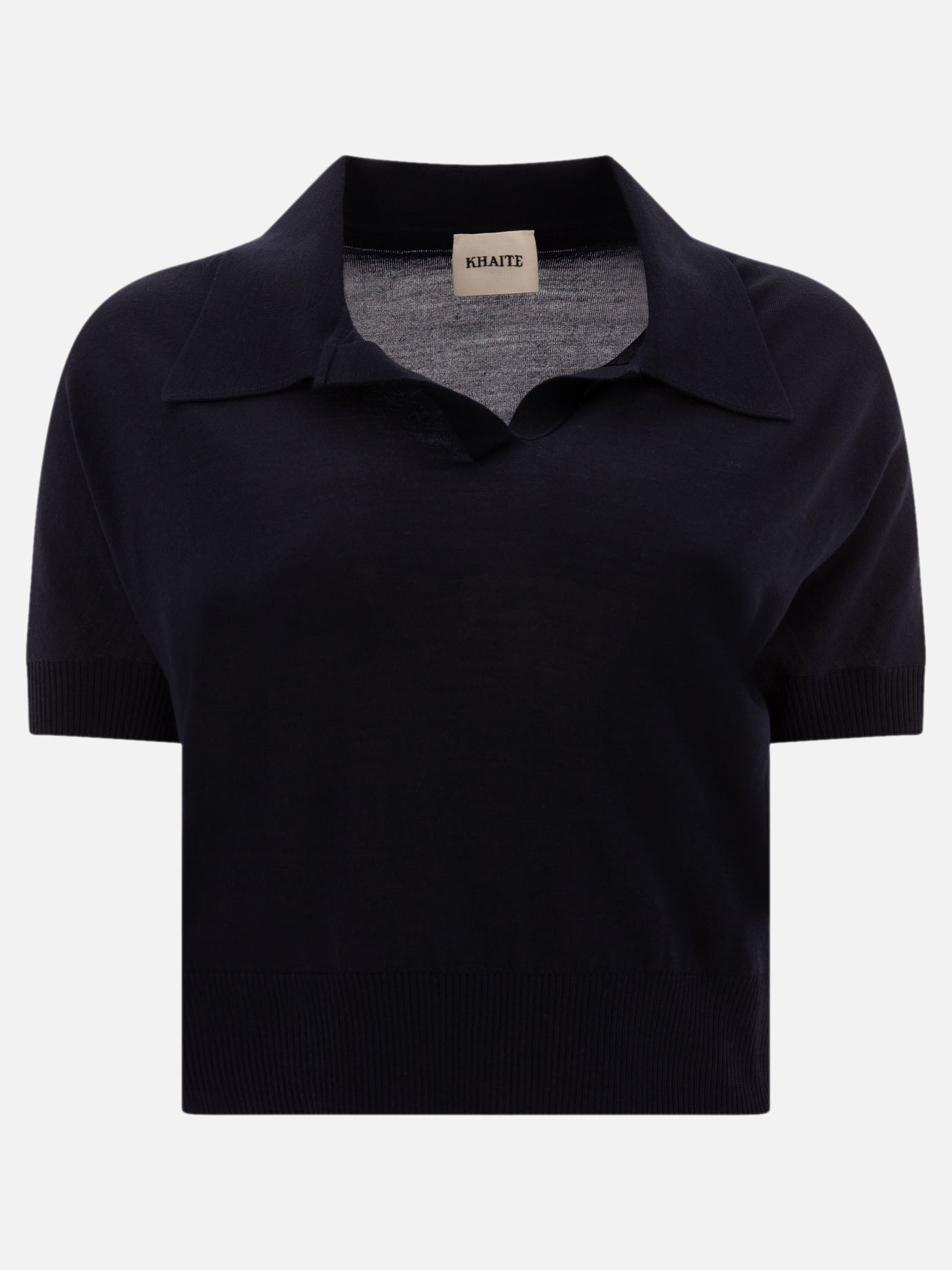 Khaite Cropped polo 17796152_S Blue thumbnail_1