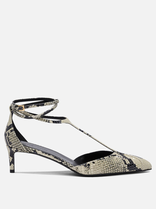 Décolleté 100% leather - 100% leather  Beige - Khaite Donna | PLP | VIETTI Online Store 

