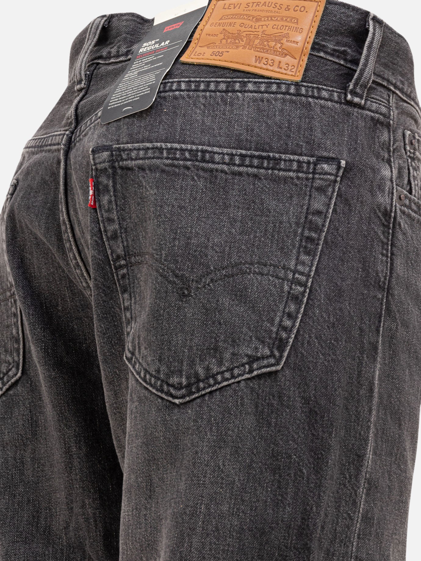Levi's Jeans "505™ Regular Selvedge" Black