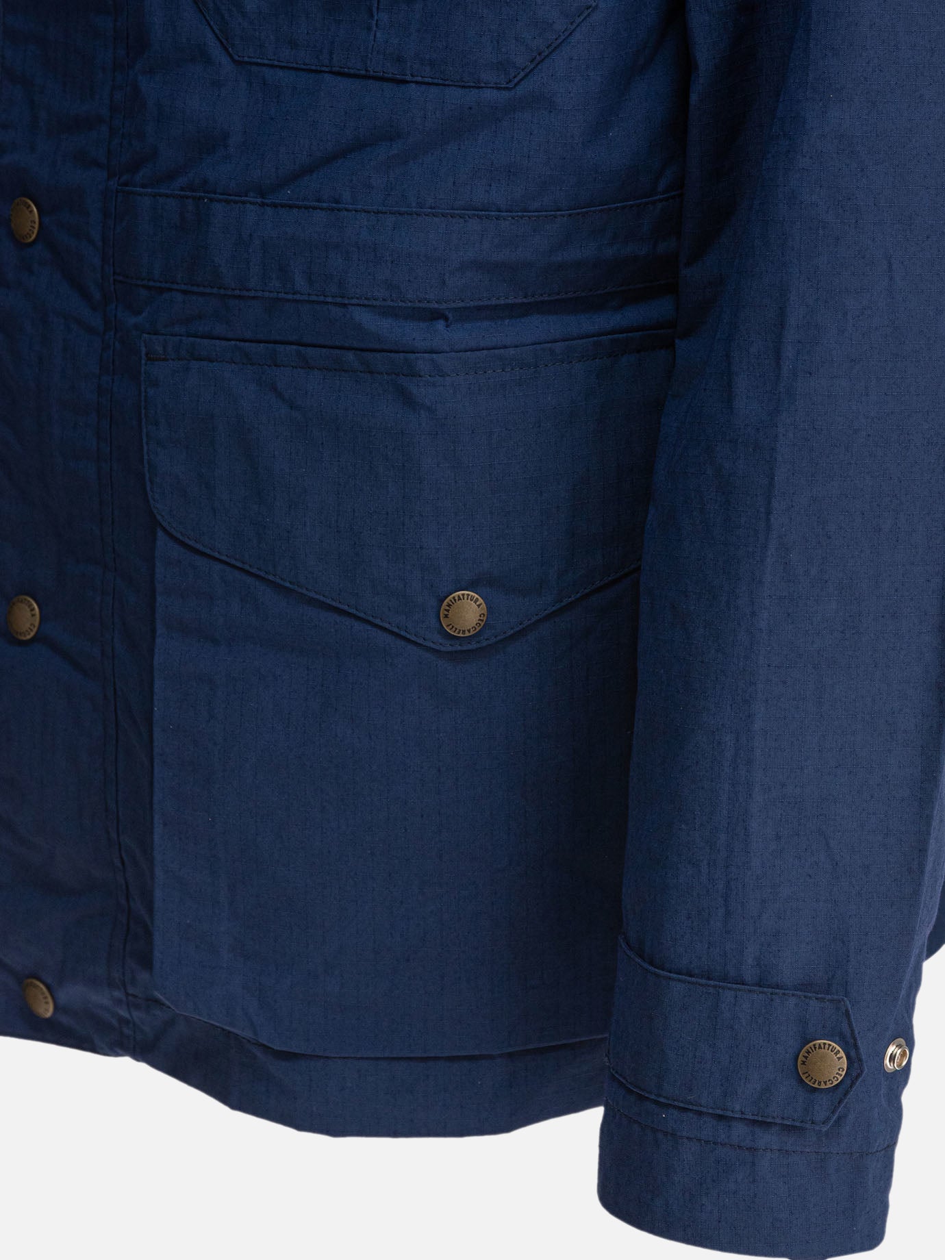 Giacche leggere & Trapuntate Solid colour  Blu - Manifattura Ceccarelli Uomo | PDP | VIETTI Online Store | Zoom-Modal_4
