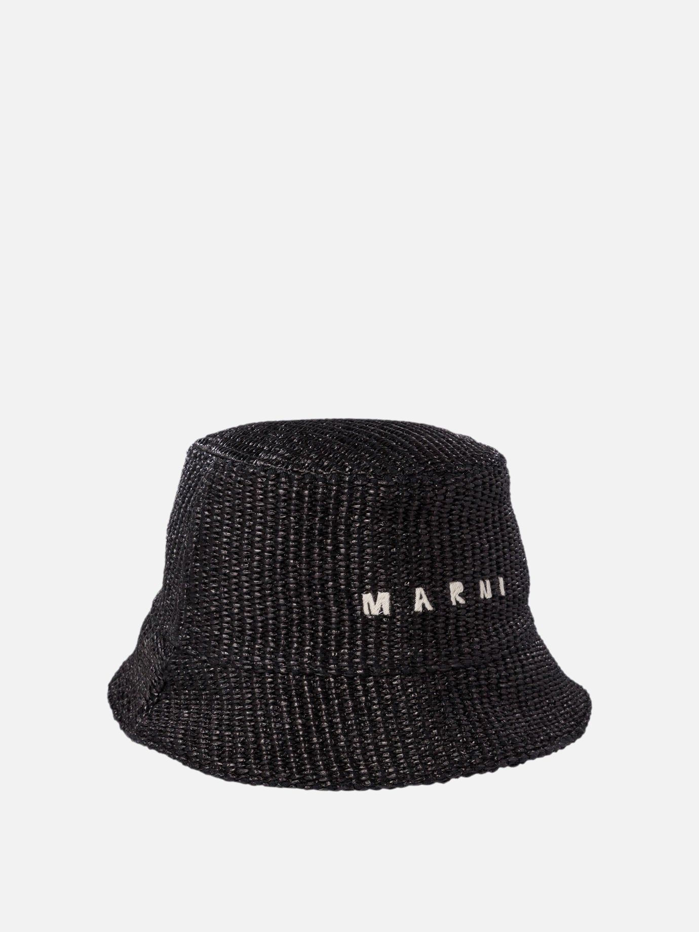 Marni Cappello bucket in tessuto effetto rafia 19610999_M Black thumbnail_2