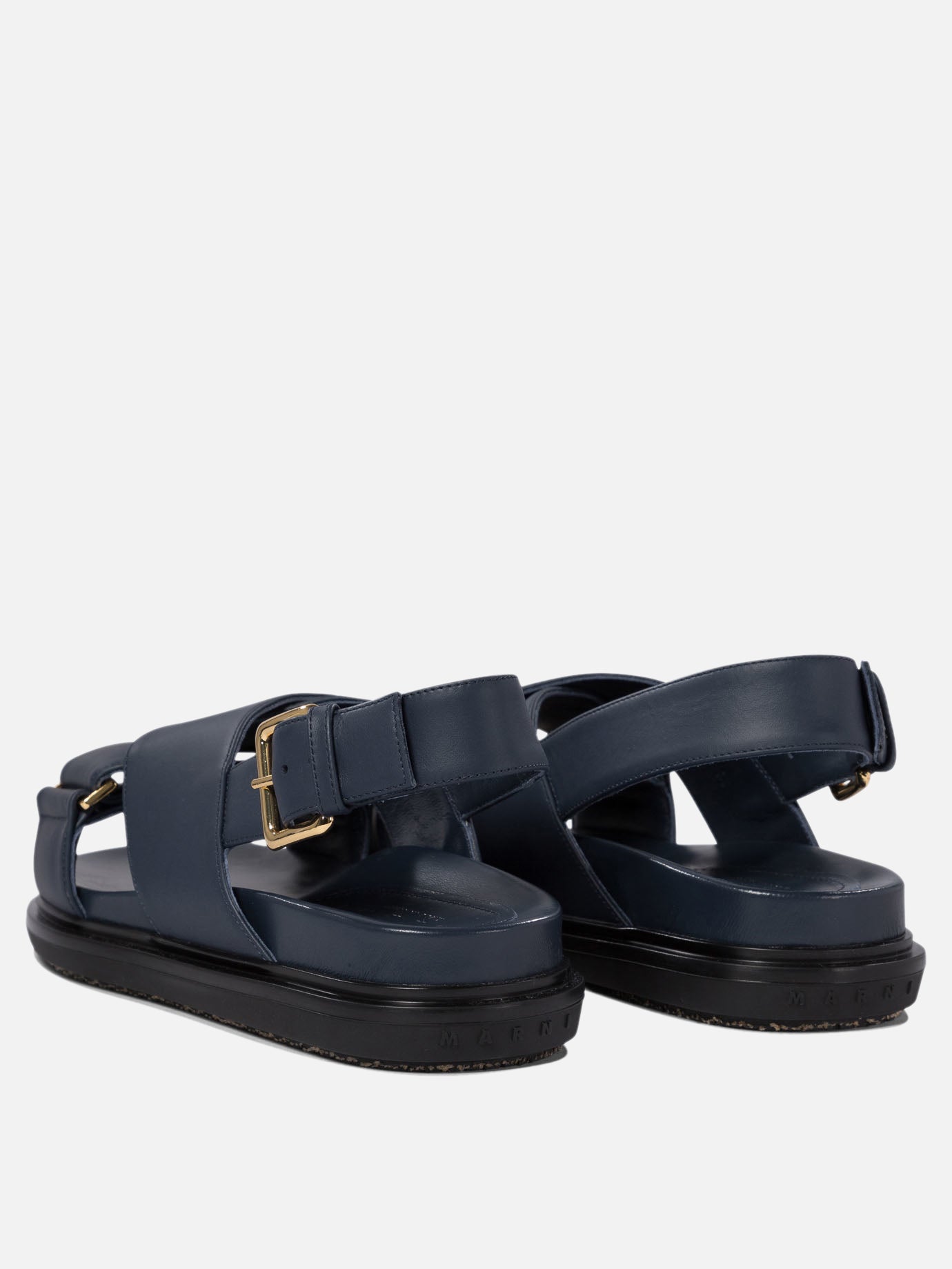 Sandali bassi 100% leather - 100% rubber  Blu - Marni Donna | PDP | VIETTI Online Store | Zoom-Modal_4
