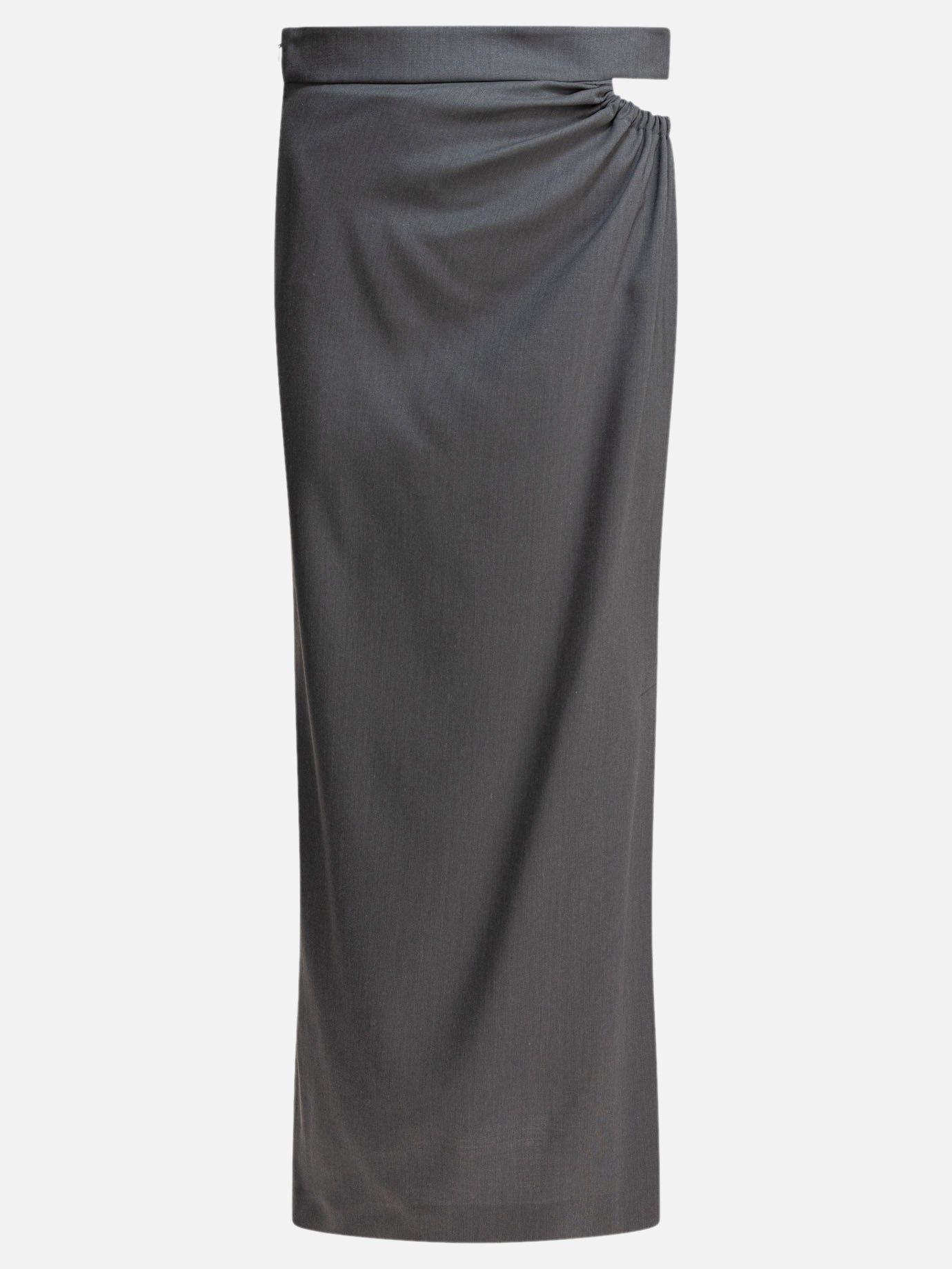Max Mara Cut-out skirt Grey