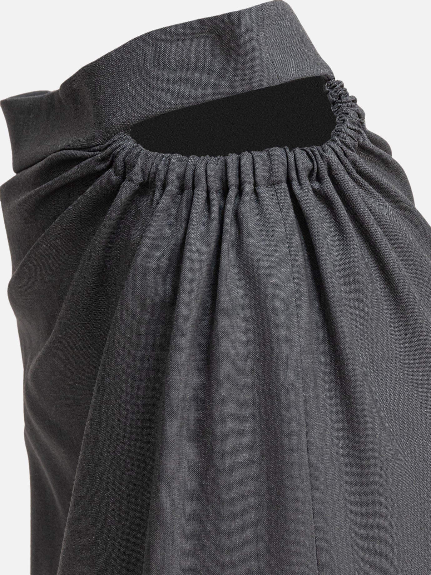 Max Mara Cut-out skirt Grey