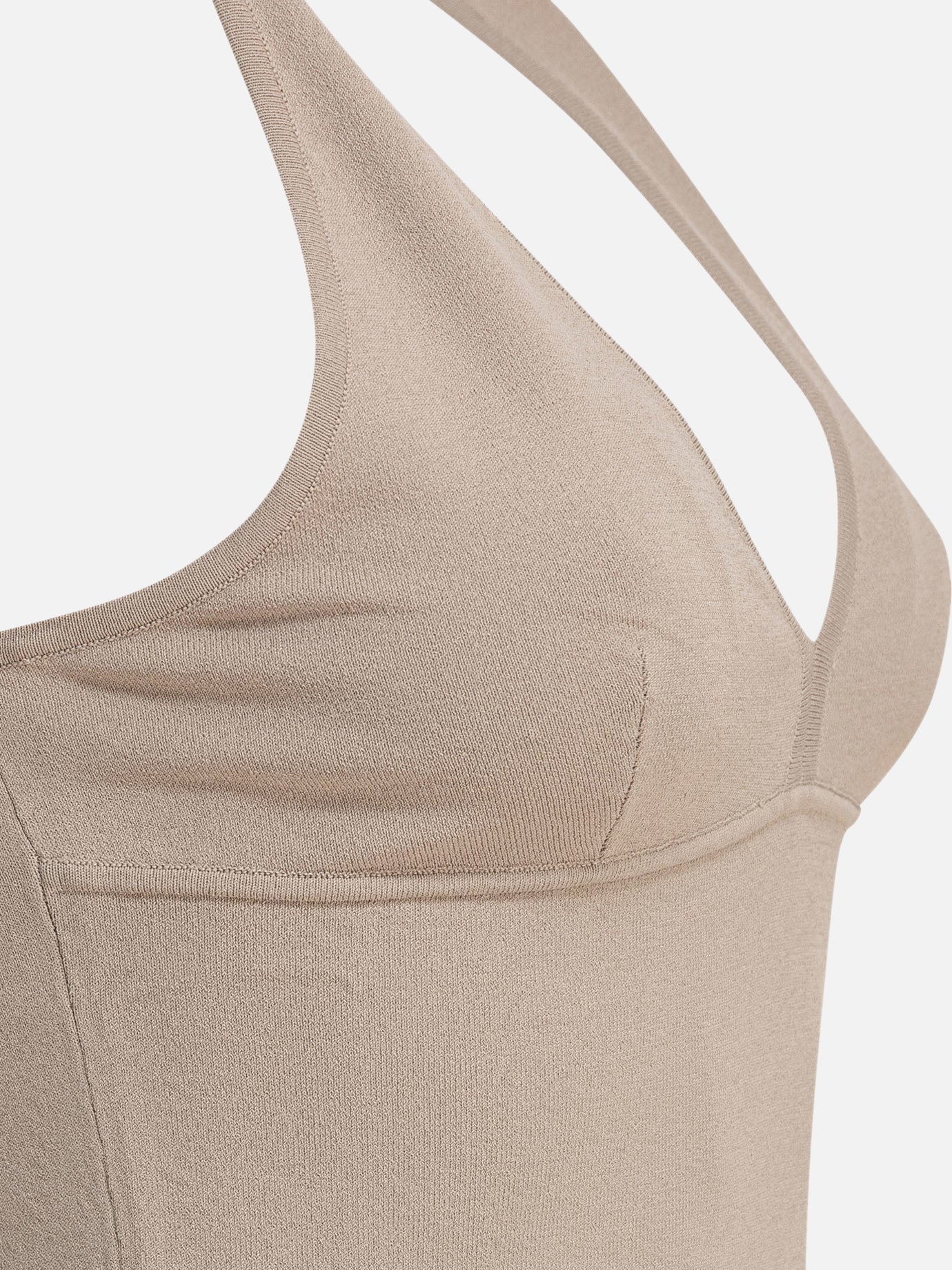 Max Mara Top in viscosa 18905108_S Beige thumbnail_4