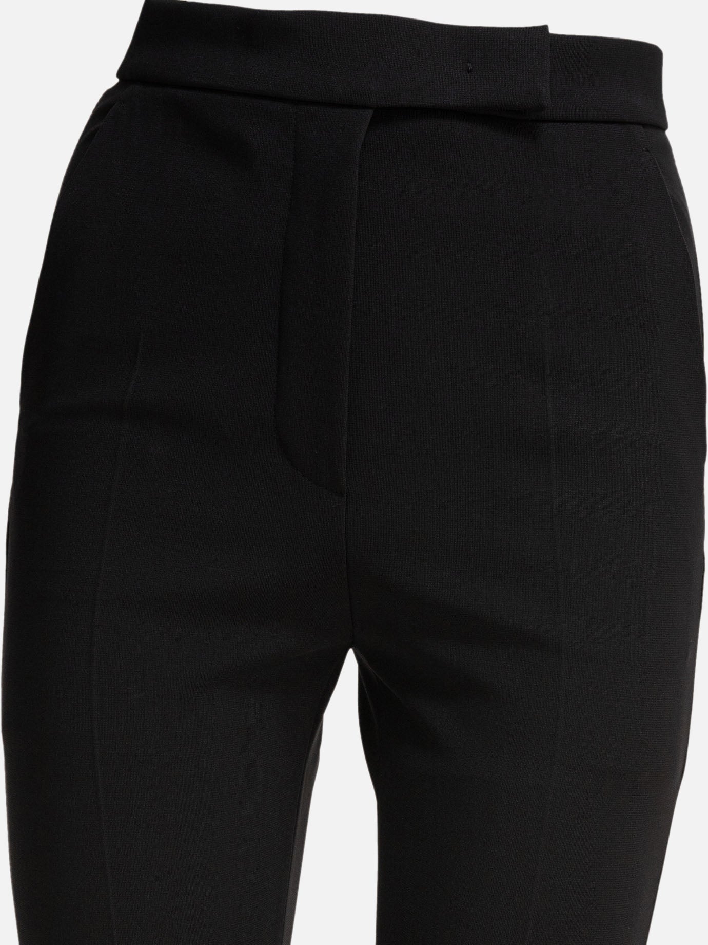 Max Mara Pantaloni a gamba dritta 12067084_38 Black thumbnail_3