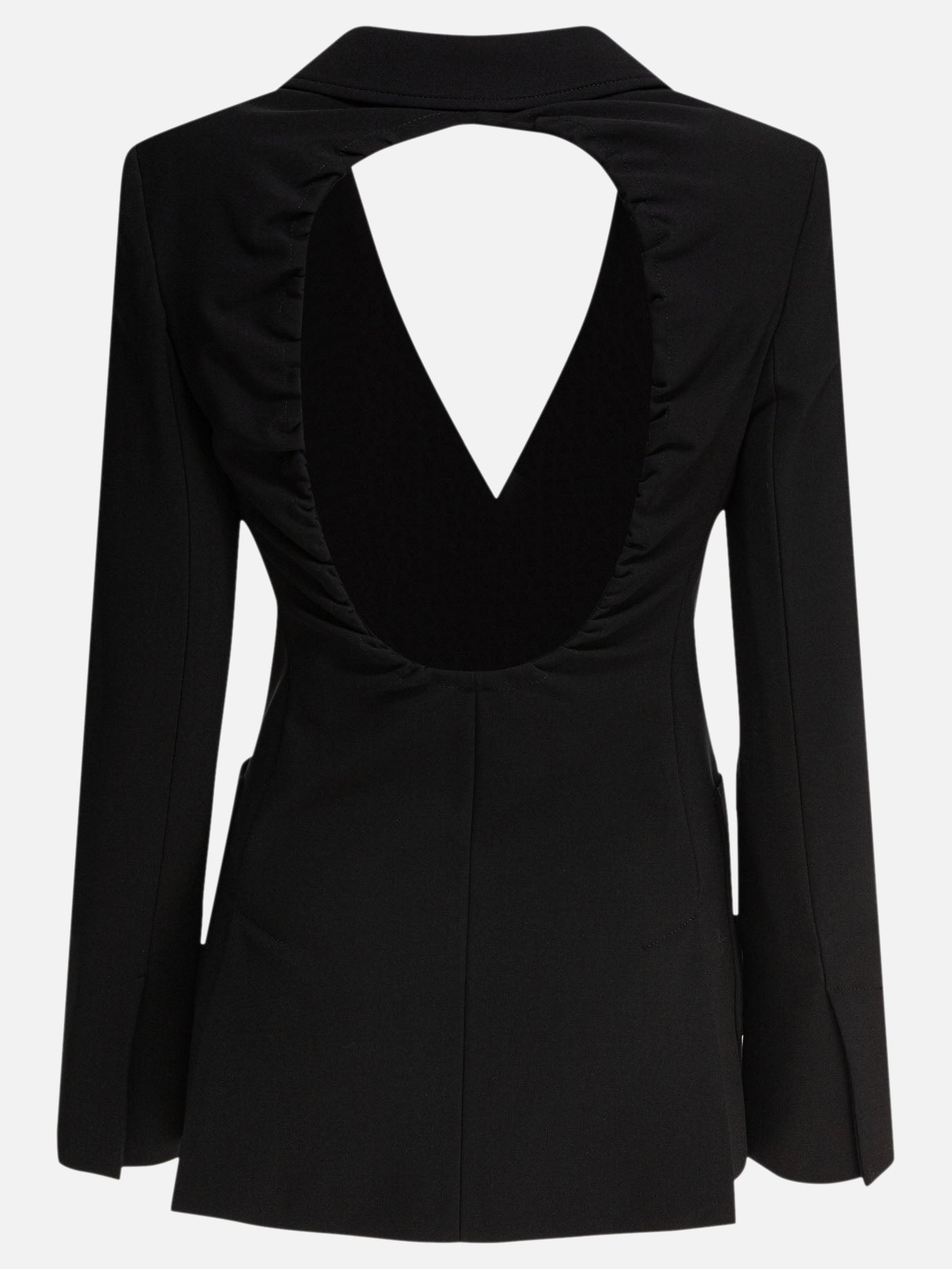 Max Mara Slim jersey blazer 17898127_38 Black thumbnail_2