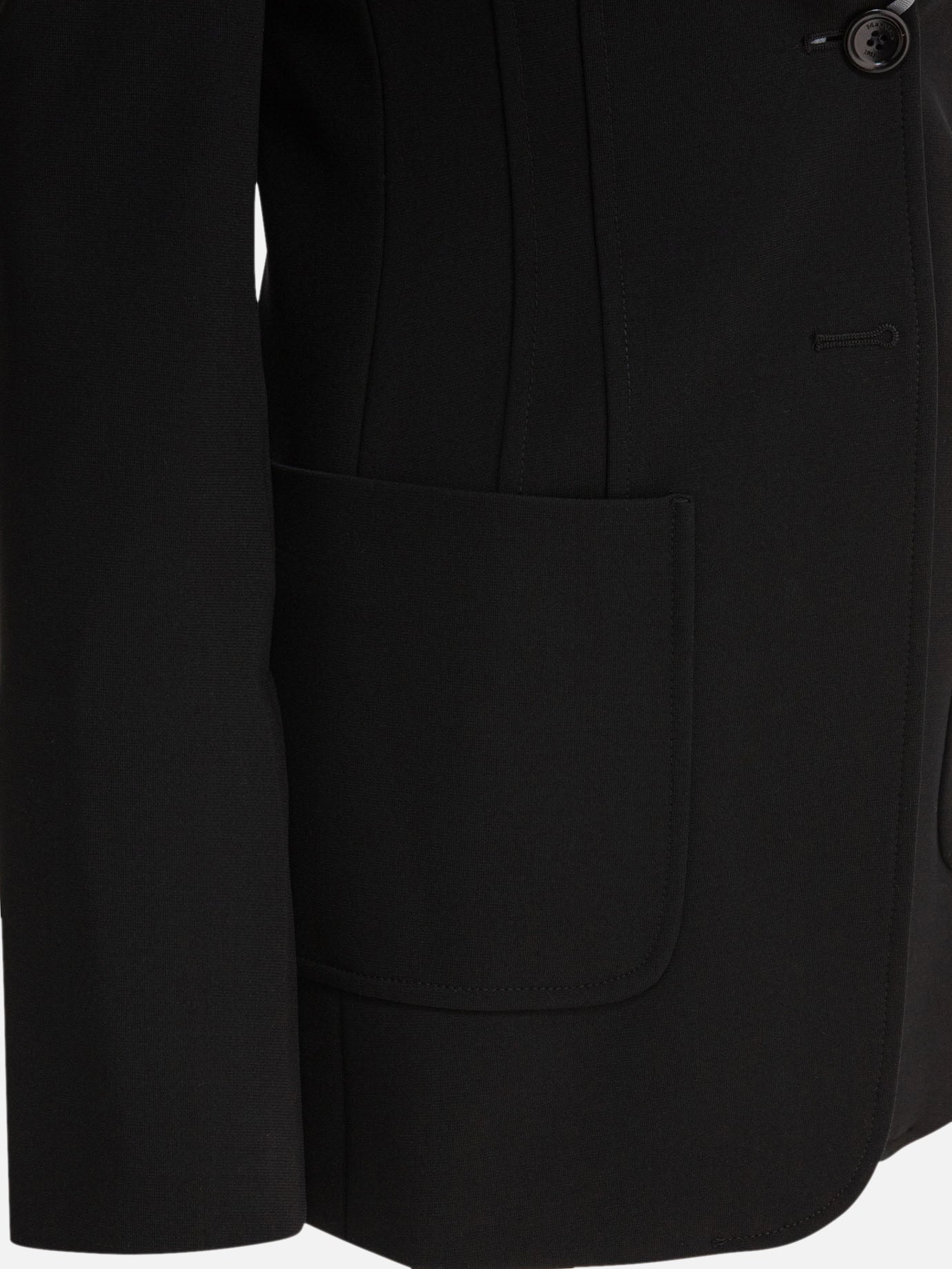 Max Mara Slim jersey blazer 17898127_38 Black thumbnail_4