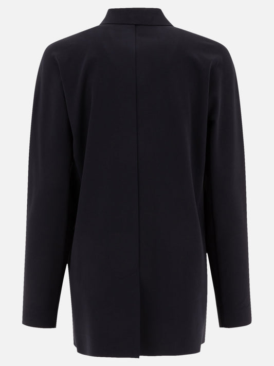 Max Mara Single-breasted jersey blazer 12957218_XS Blue 2