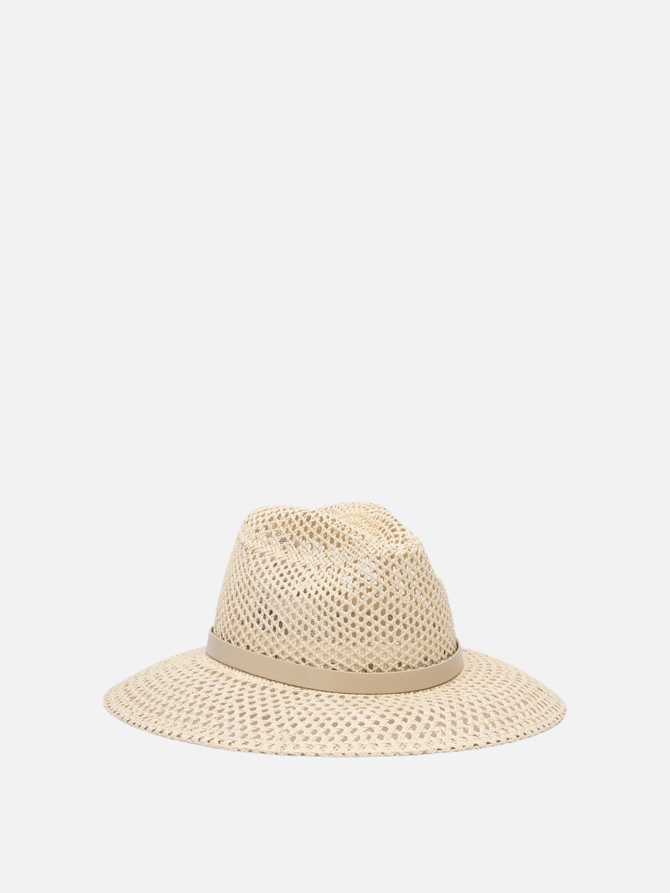 Max Mara Perforated hat Beige