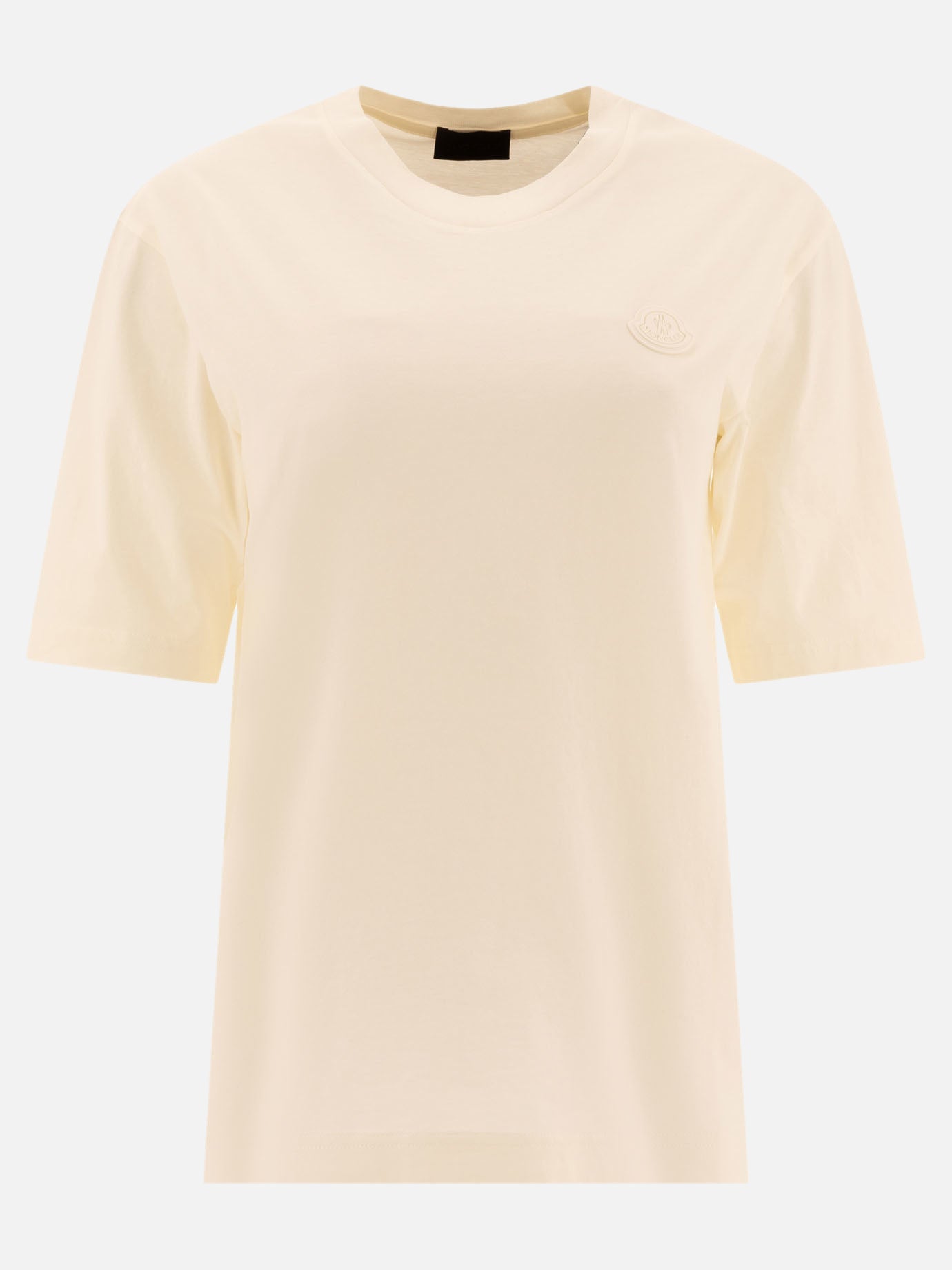 Crewneck t-shirts Logo  White - Moncler Women | PDP | VIETTI Online Store | thumbnail