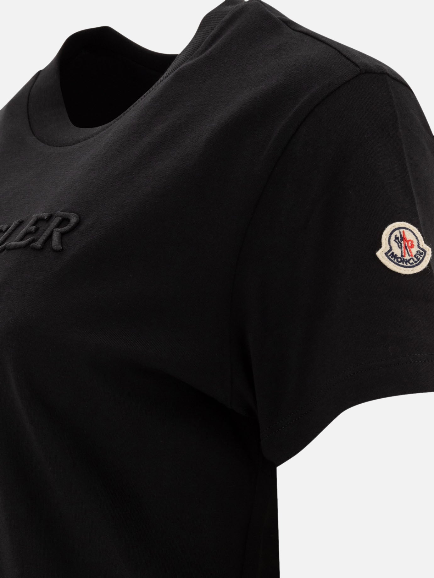 Crewneck t-shirts Logo  Black - Moncler Women | PDP | VIETTI Online Store | Zoom-Modal_4
