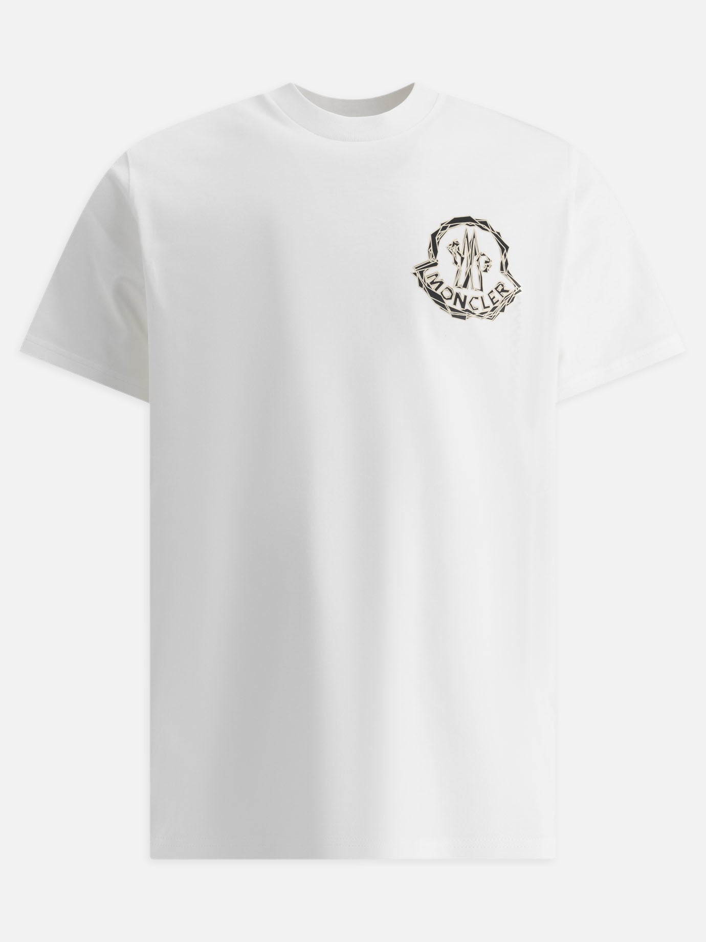 Moncler T-shirt with logo 15432336_S White thumbnail_1