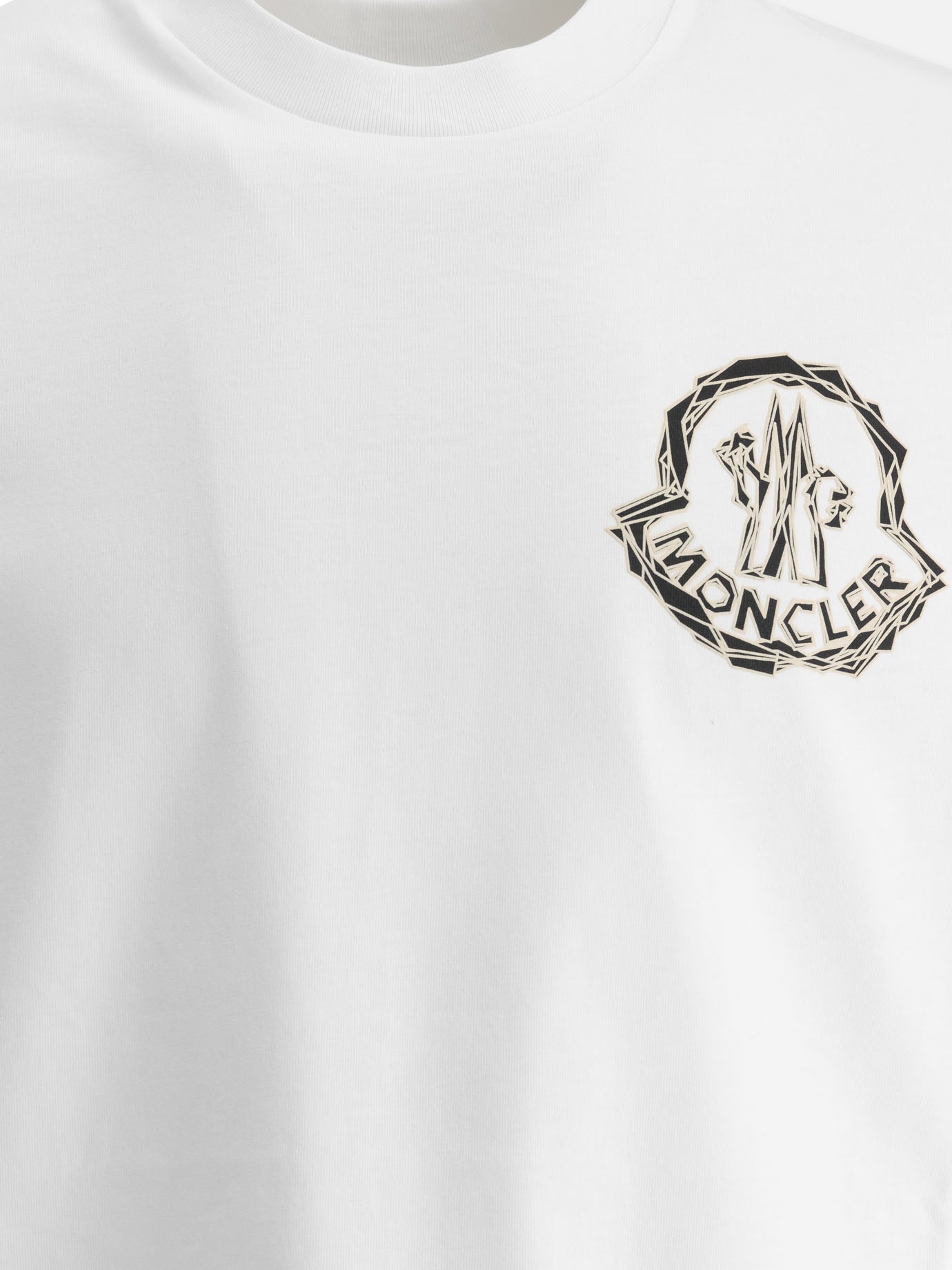 Moncler T-shirt with logo 15432336_S White thumbnail_3