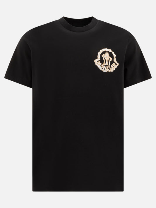 Moncler T-shirt con logo 11027635_S Blue 1