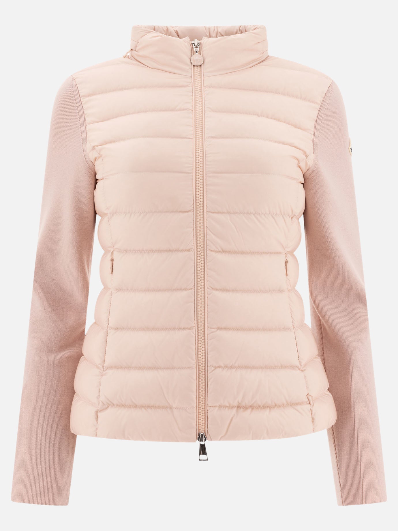 Moncler Cardigan imbottito in lana 13833089_XS Pink thumbnail_1