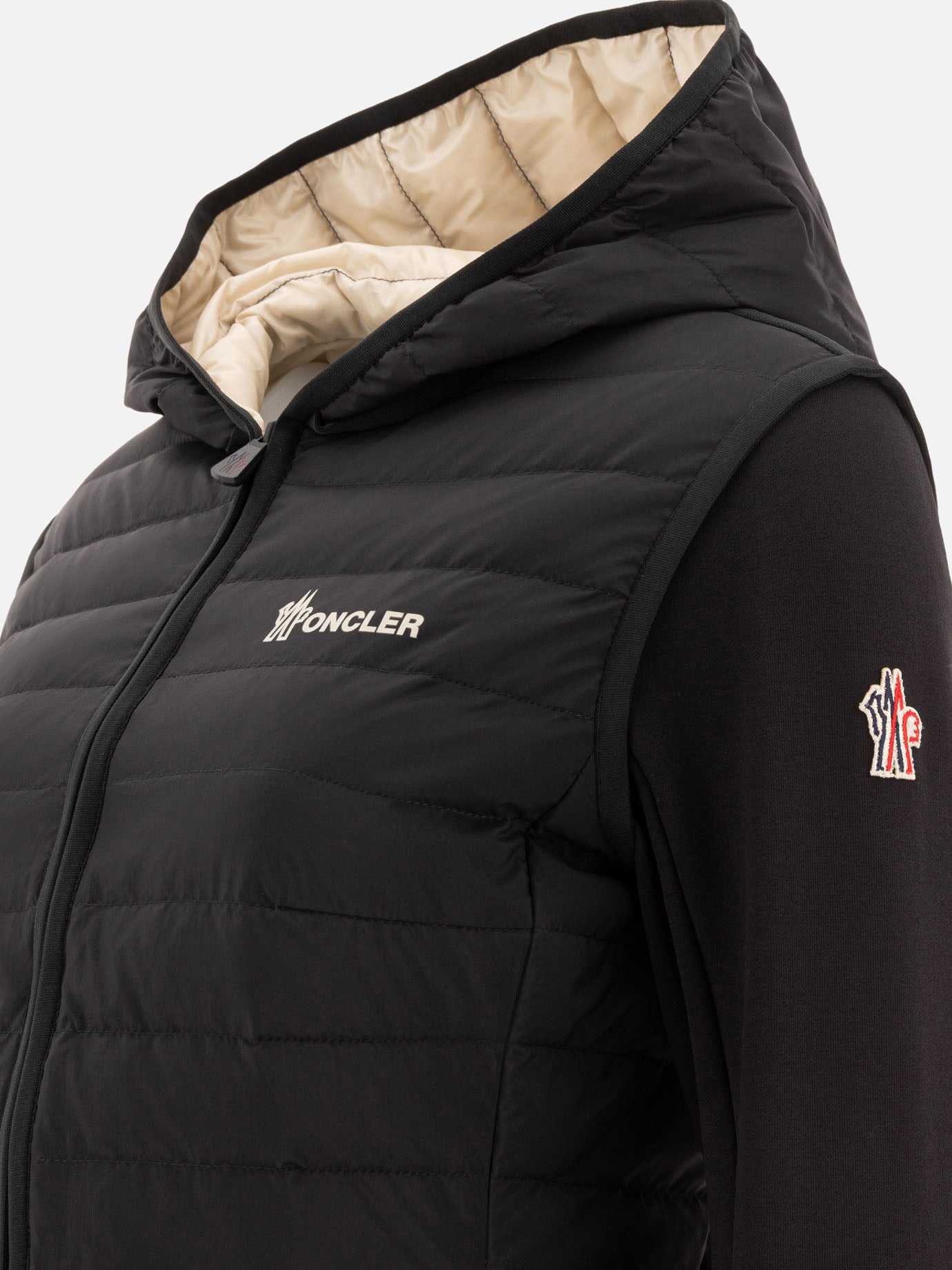 Moncler Grenoble Lightweight padded jacket Black