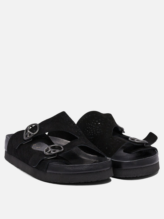 Needles "Peace" sandals 13037231_10 Black 2