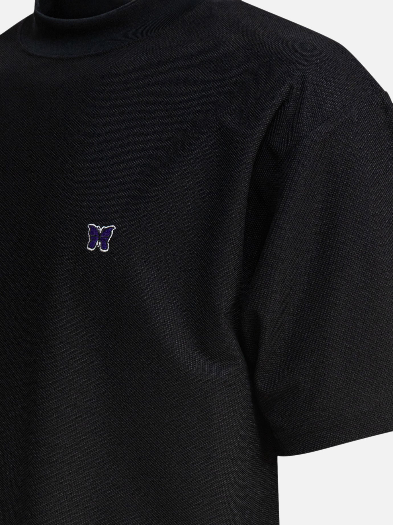 Mock neck t-shirts Logo  Black - Needles Men | PDP | VIETTI Online Store | Zoom-Modal_4
