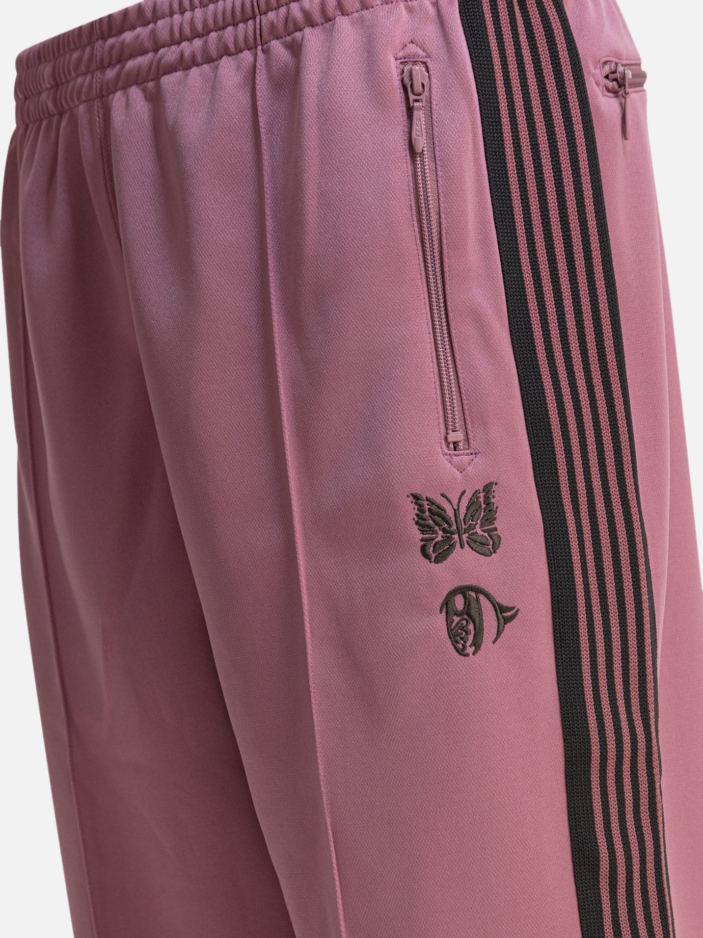 Needles "Poly Smooth" trousers x Kae Tanaka Pink