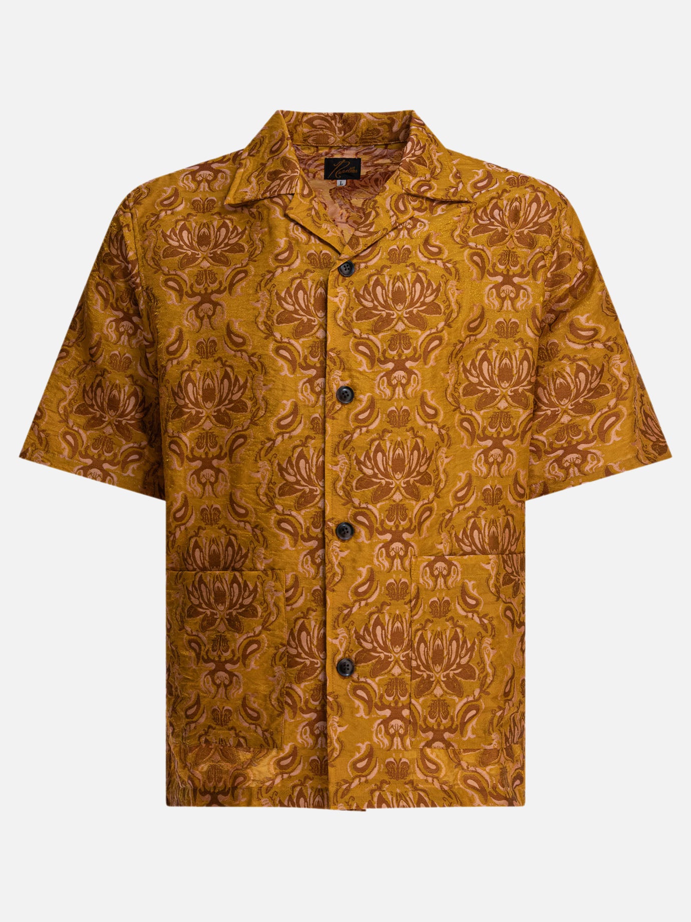 Needles Camicia &quot;Cabana&quot; 18444016_S Yellow thumbnail_1