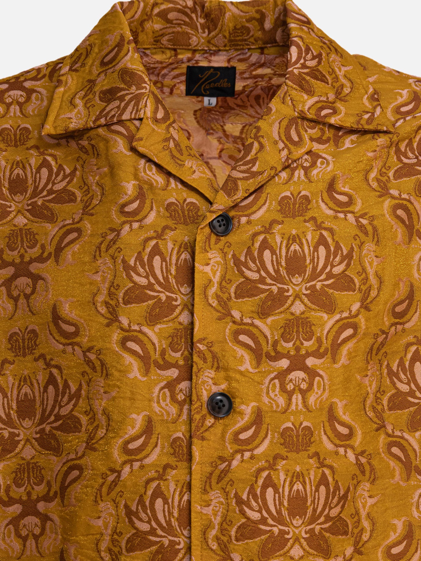 Needles Camicia &quot;Cabana&quot; 18444016_S Yellow thumbnail_3