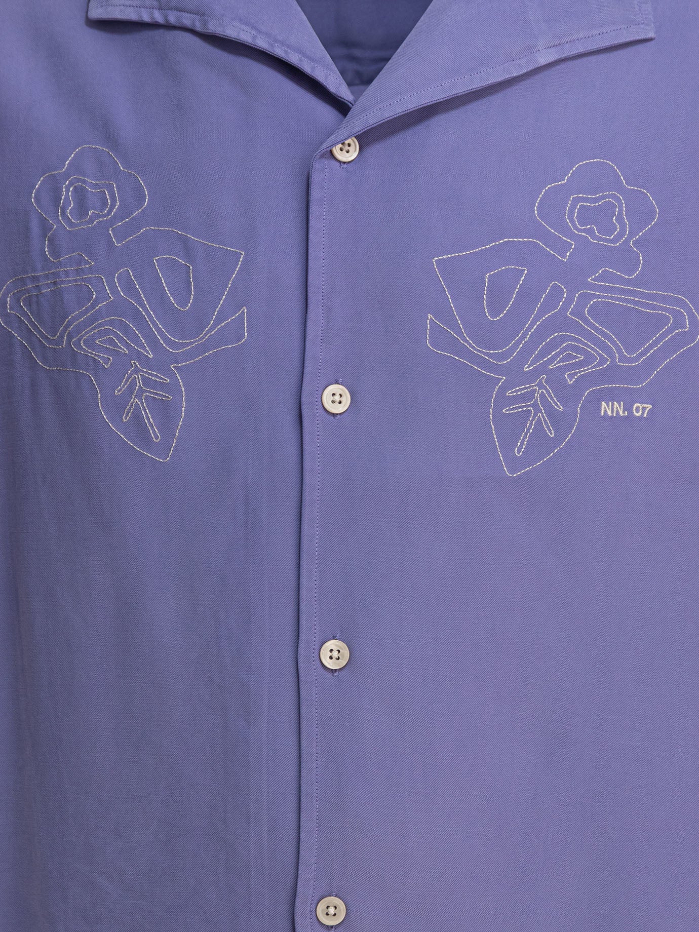Camicie casual Solid colour  Viola - NN.07 Uomo | PDP | VIETTI Online Store | Zoom-Modal_3
