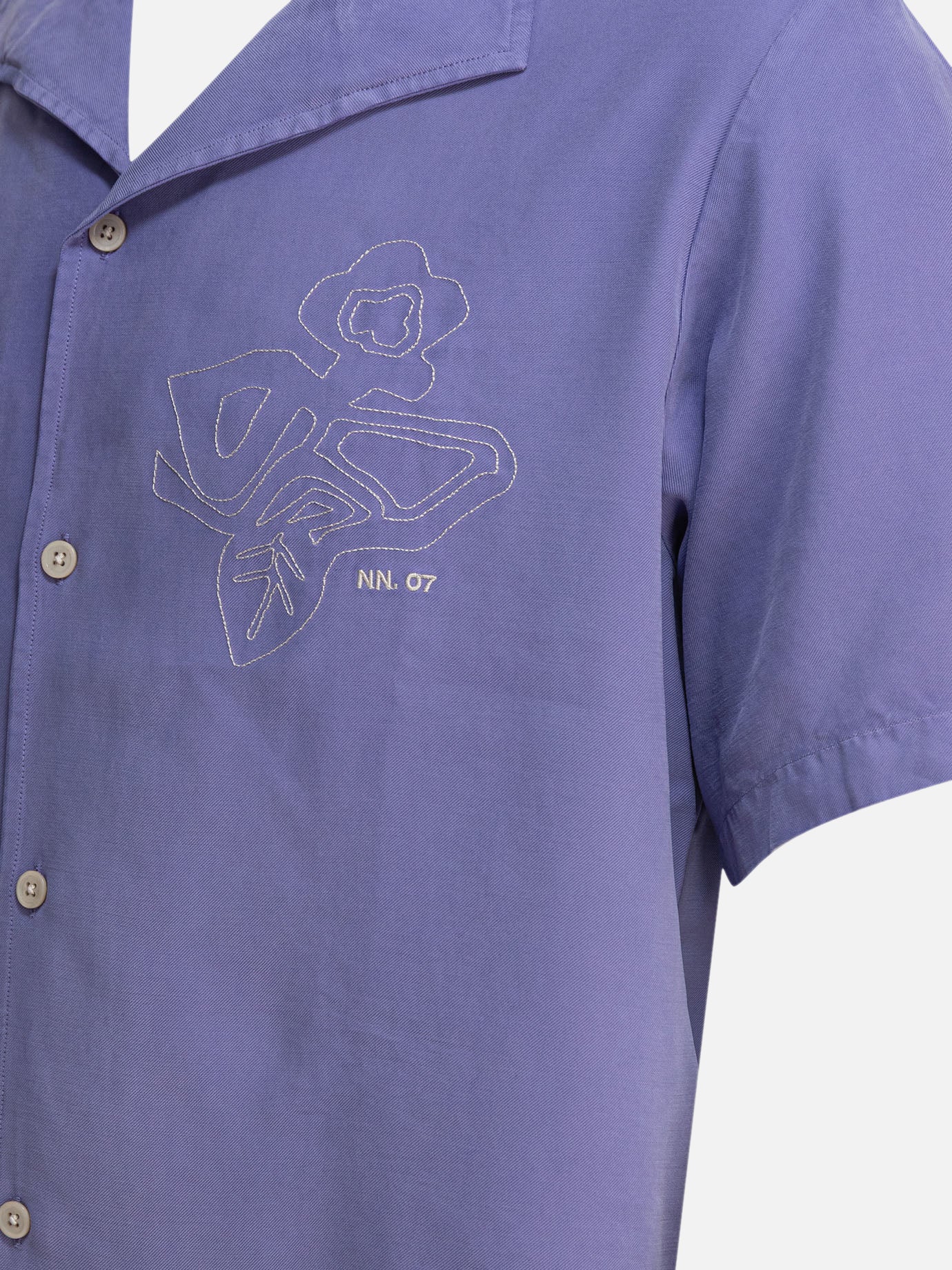 Camicie casual Solid colour  Viola - NN.07 Uomo | PDP | VIETTI Online Store | thumbnail_4