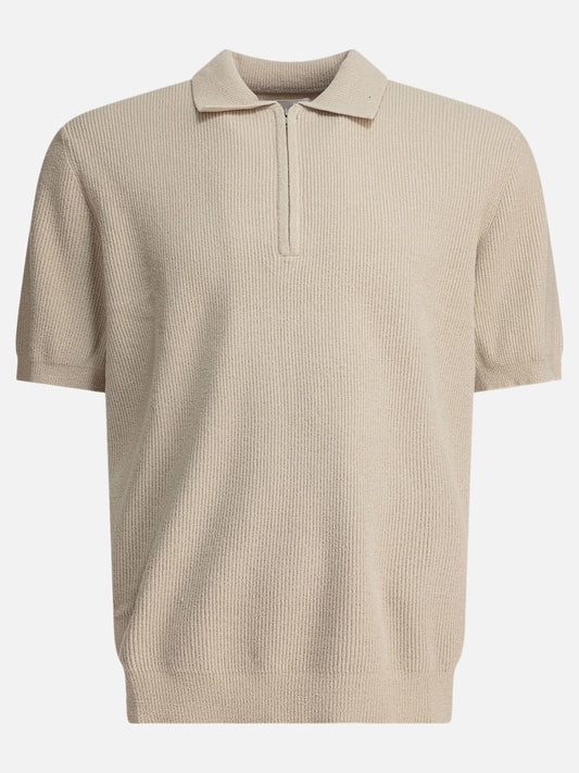 Polo senza bottoni 2526429634  Beige - NN.07 Uomo | VIETTI Online Store 

