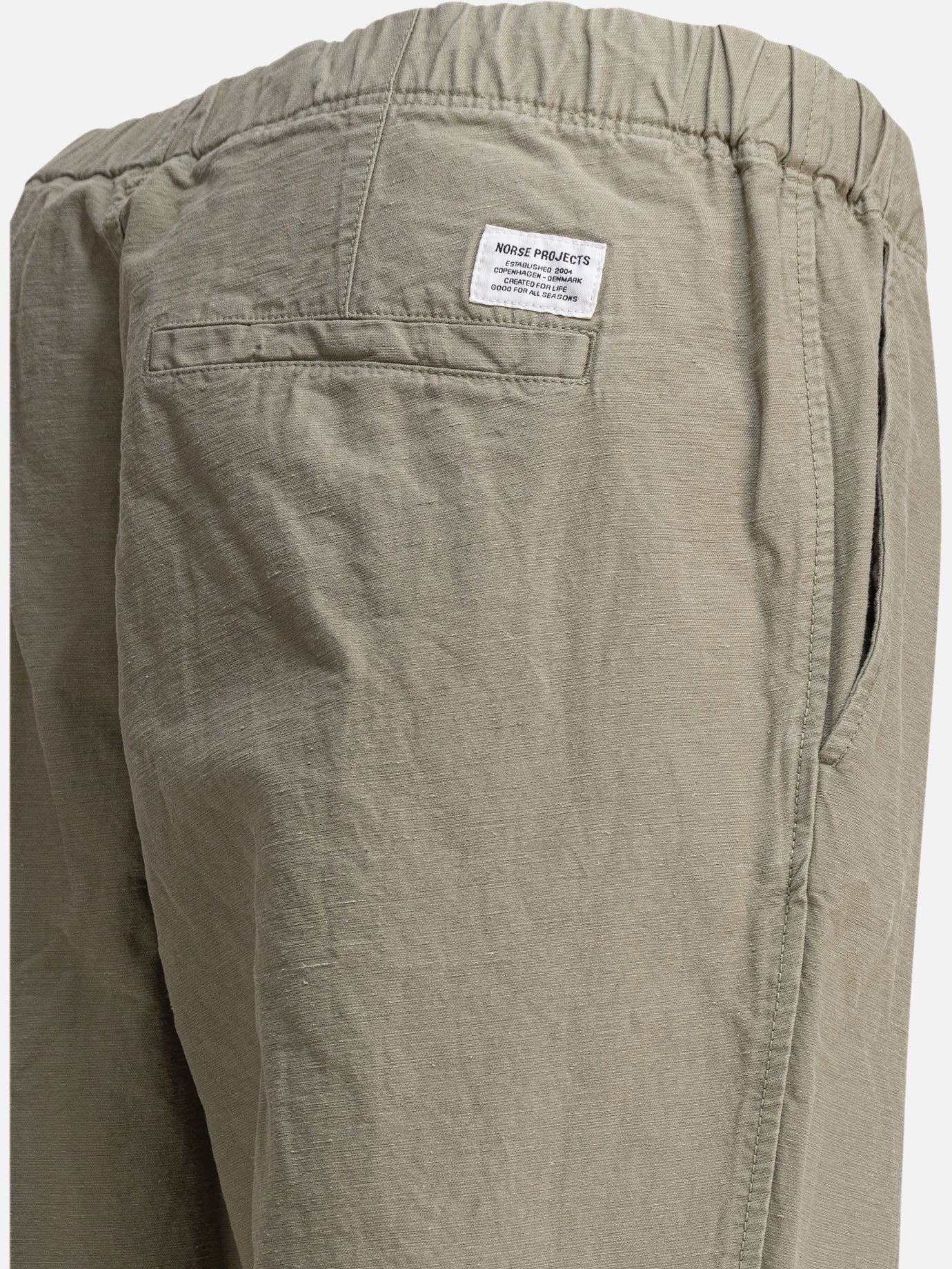 Norse Projects Pantaloni &quot;Ezra&quot; 12761777_S Green thumbnail_4