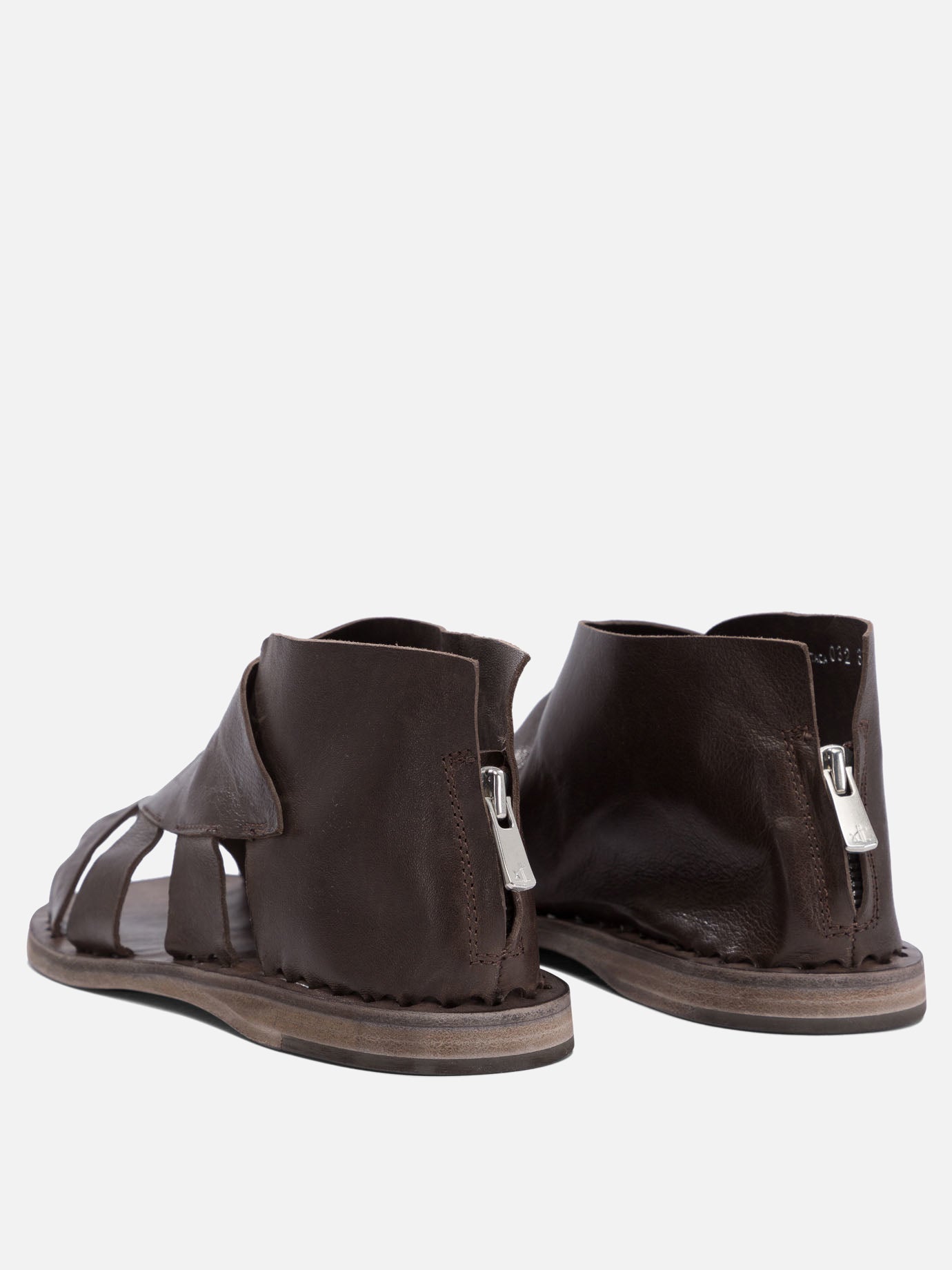 Sandali bassi 100% leather - 100% leather  Marrone - Officine Creative Donna | PDP | VIETTI Online Store | thumbnail_4