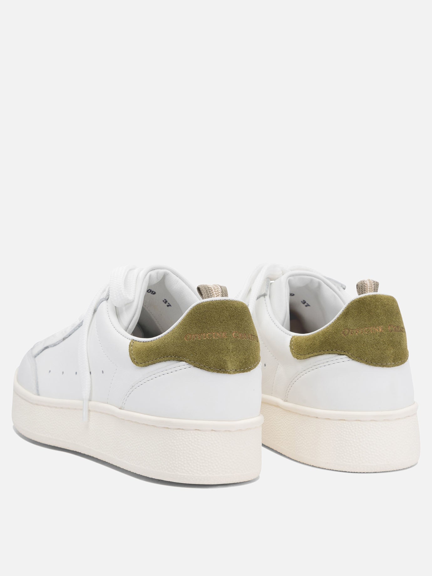 Sneaker basse 100% leather - 100% rubber  Bianco - Officine Creative Donna | PDP | VIETTI Online Store | Zoom-Modal_4
