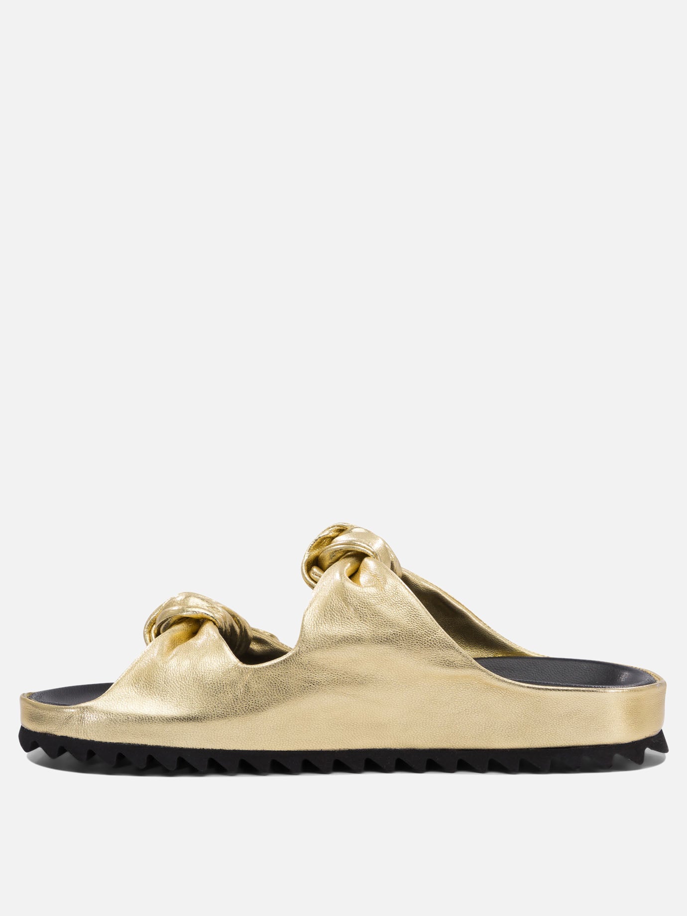 Sandali bassi 100% leather - 100% rubber  Oro - Officine Creative Donna | PDP | VIETTI Online Store | Zoom-Modal_3
