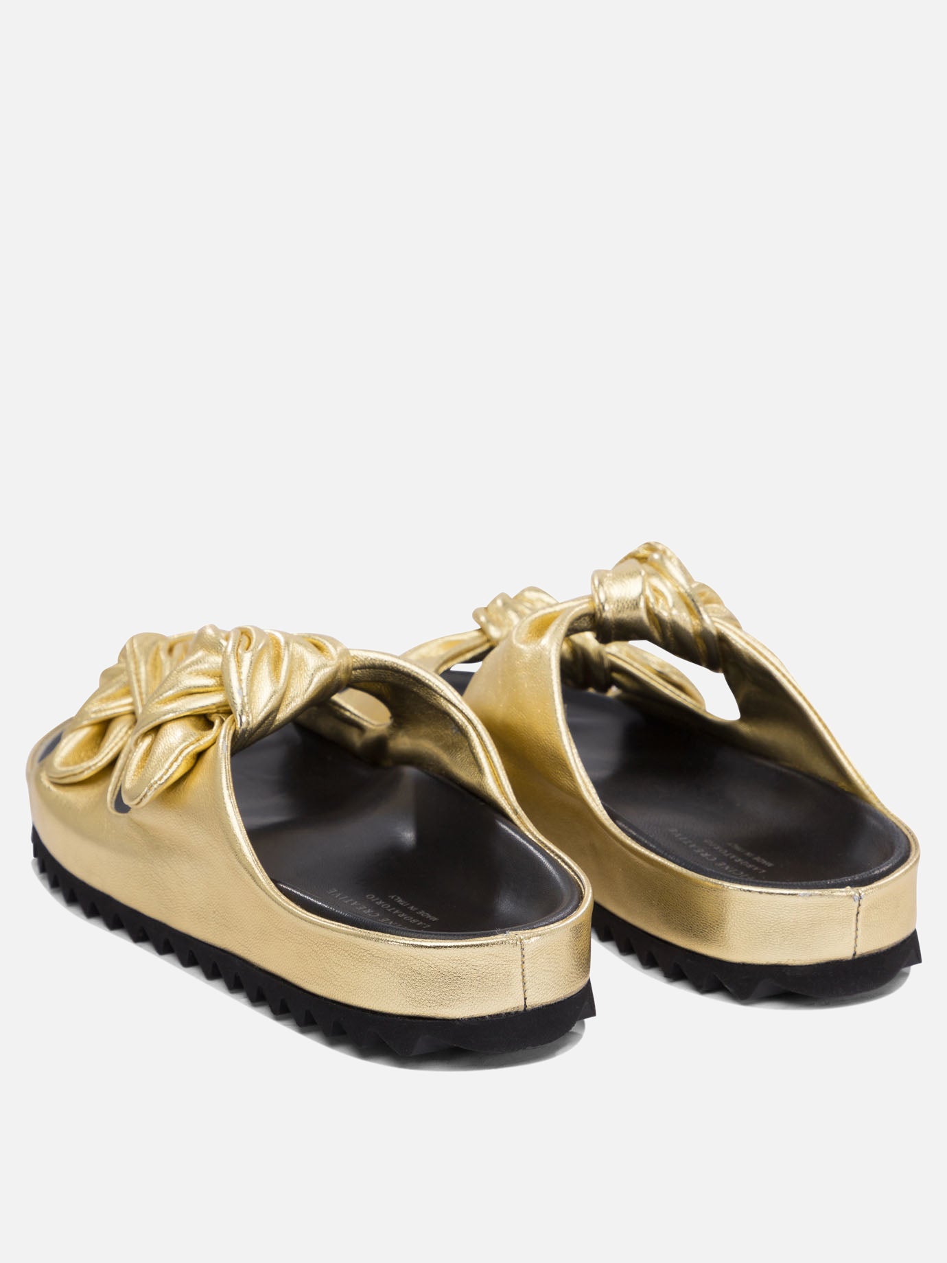 Sandali bassi 100% leather - 100% rubber  Oro - Officine Creative Donna | PDP | VIETTI Online Store | Zoom-Modal_4
