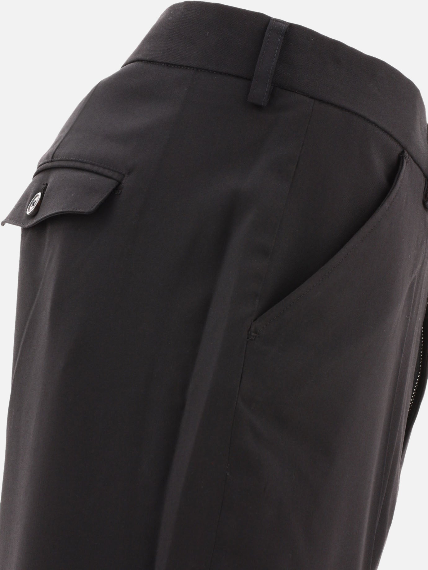 Pantaloni casual Solid colour  Nero - Our Legacy Uomo | PDP | VIETTI Online Store | thumbnail_4