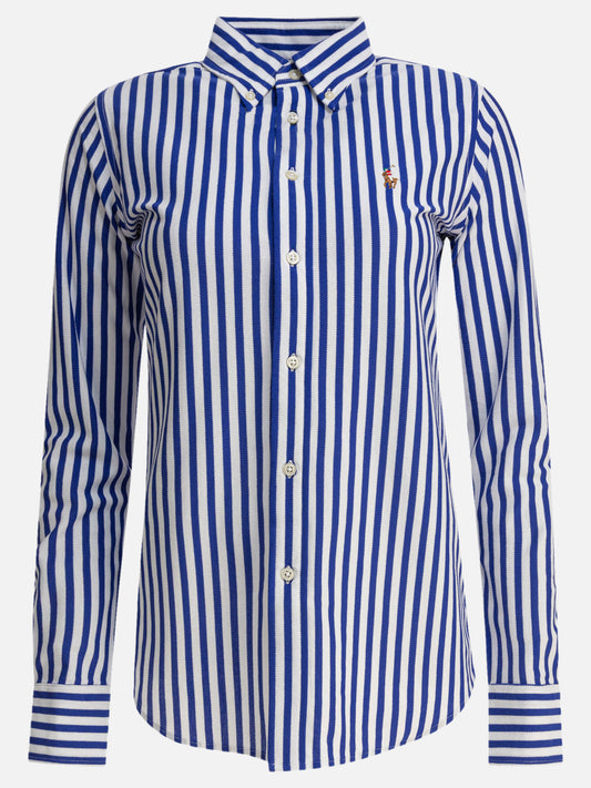 Polo Ralph Lauren Camicia in Oxford di cotone a righe 13127251_XS Blue 1