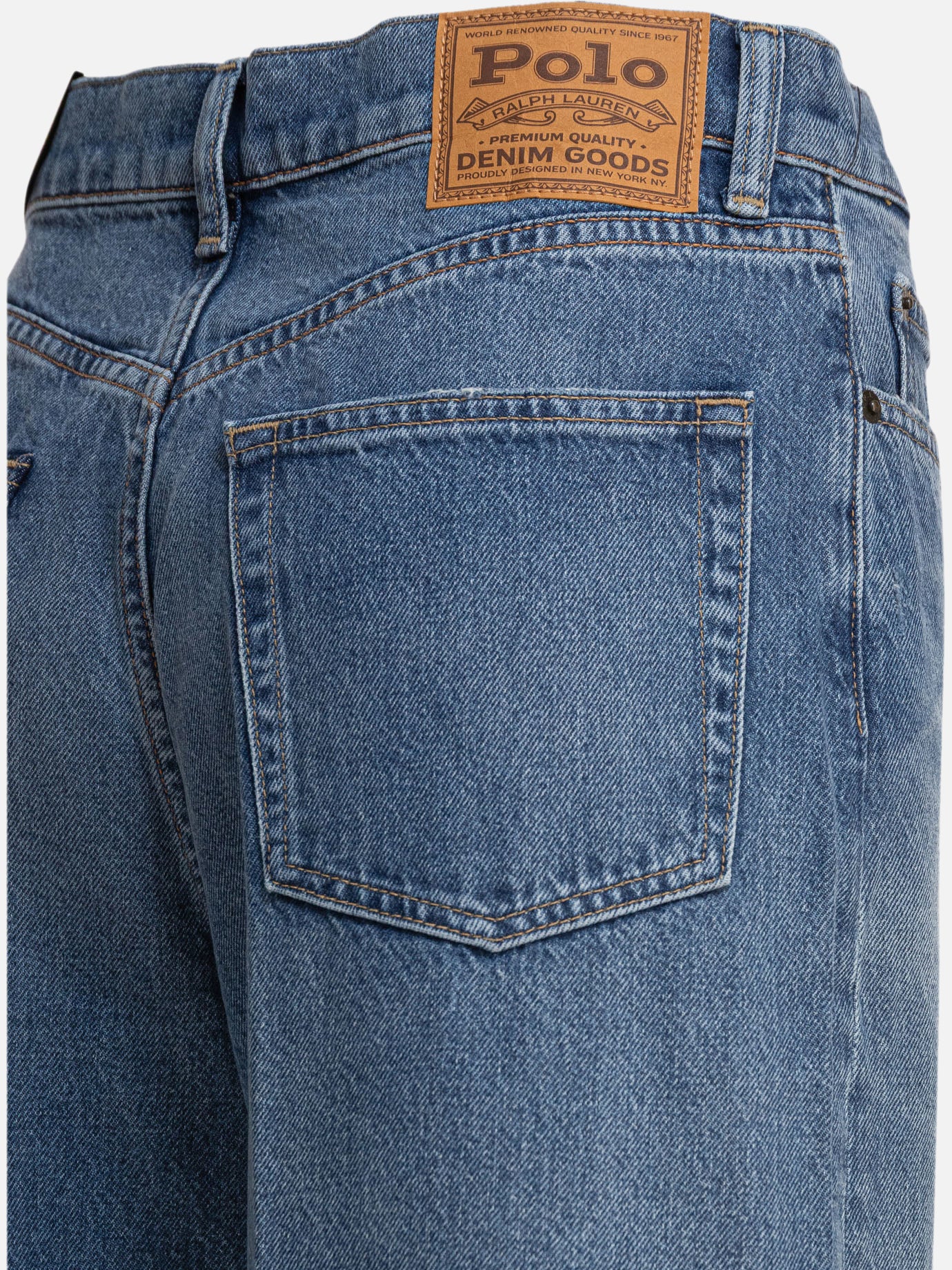 Polo Ralph Lauren Jeans cropped a gamba larga 10986278_25 Light blue thumbnail_4