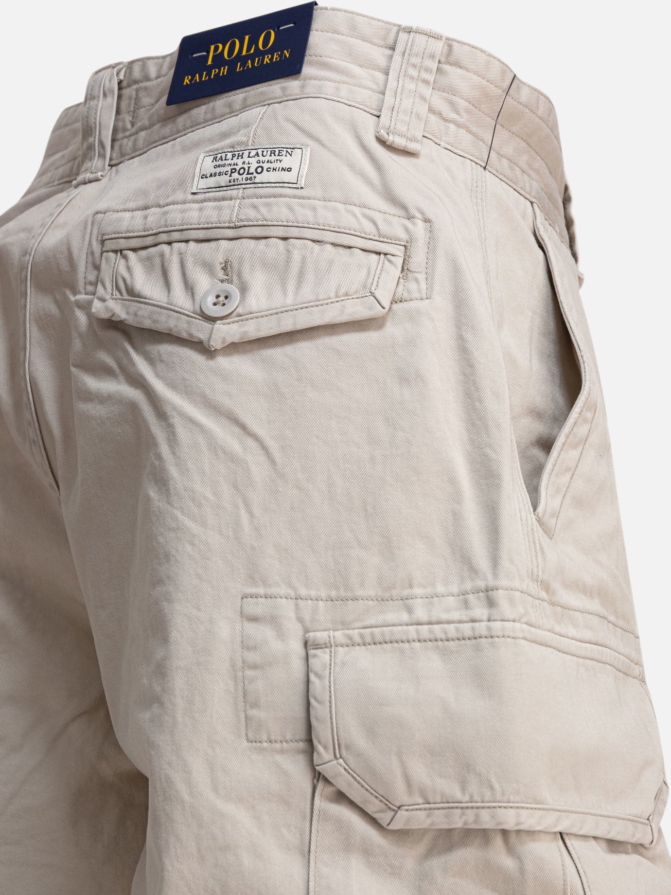Short cargo Solid colour  Grigio - Polo Ralph Lauren Uomo | PDP | VIETTI Online Store | Zoom-Modal_4

