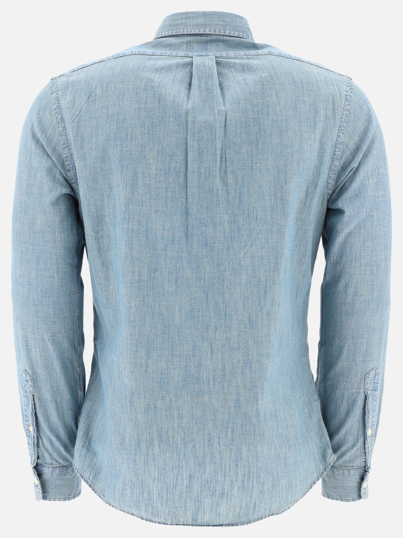 Polo Ralph Lauren Slim-fit chambray shirt Light blue
