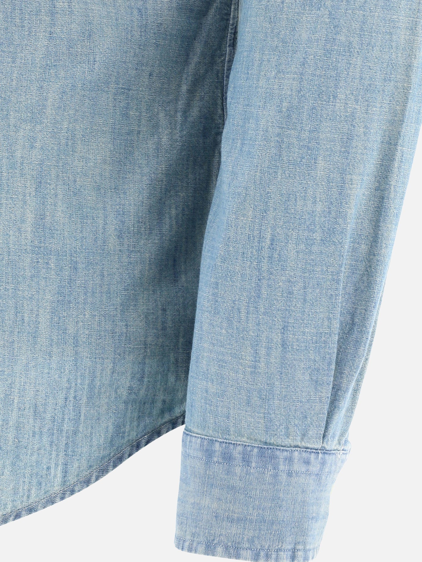 Polo Ralph Lauren Camicia in chambray slim-fit 10446741_S Light blue thumbnail_4