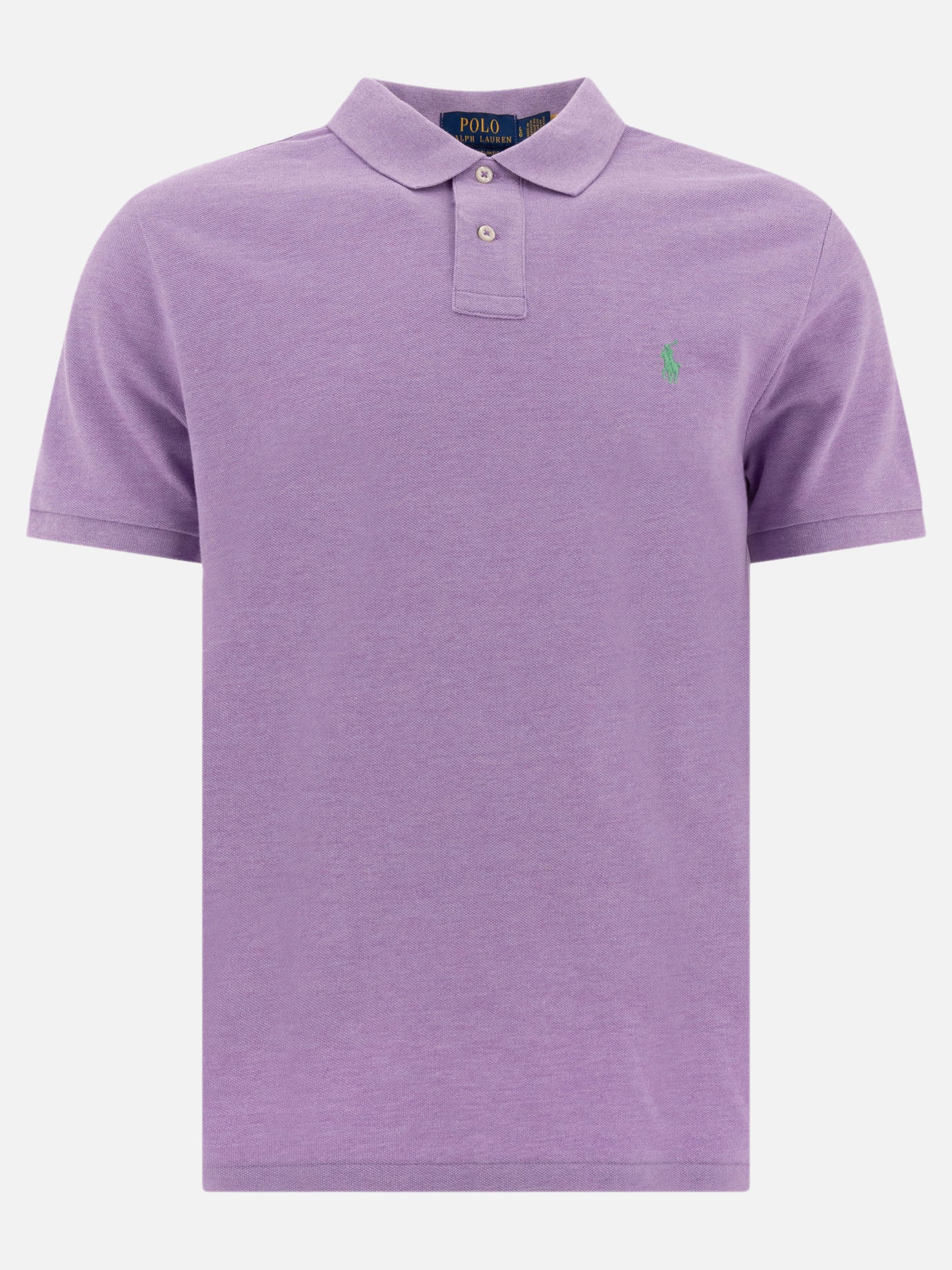 Polo Ralph Lauren Pique polo shirt 11806817_S Purple thumbnail_1