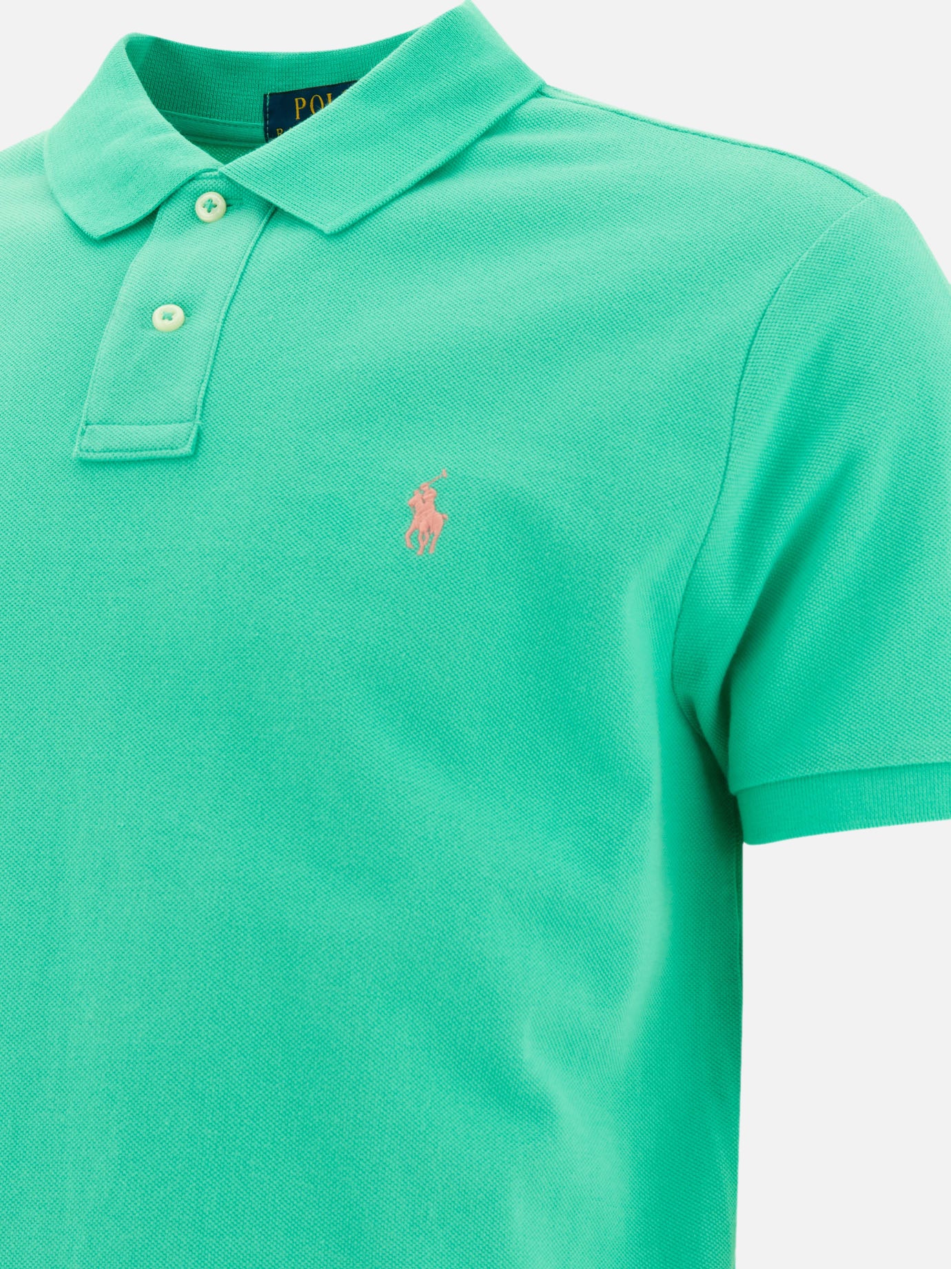 Polo Ralph Lauren Pique polo shirt 15089209_S Green thumbnail_4